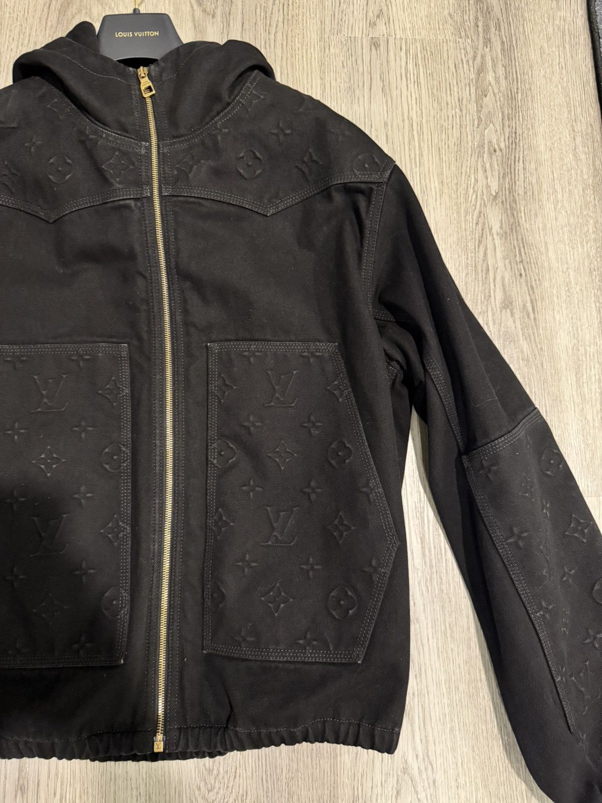 Louis Vuitton Louis Vuitton Monogram Detail Hooded Denim Jacket Size US M / EU 48-50 / 2 - 6 Thumbnail