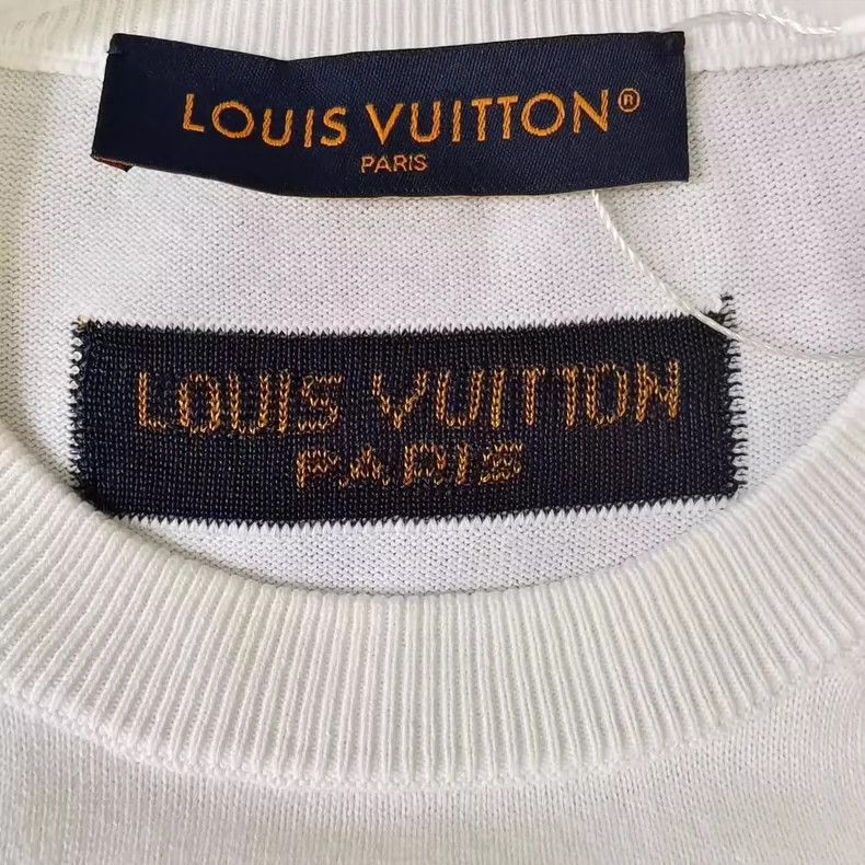 Louis Vuitton Louis Vuitton Portrait Letter Print Logo Knit Short Sleeve Size US M / EU 48-50 / 2 - 5 Thumbnail