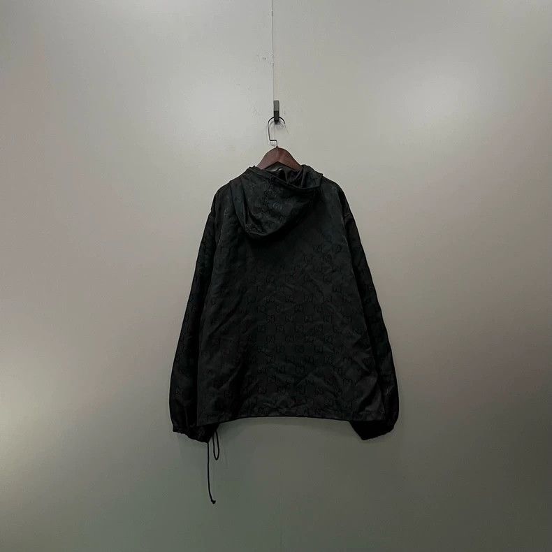Gucci Gucci Dark pattern full print double G old flower hooded ja Size US M / EU 48-50 / 2 - 2 Thumbnail