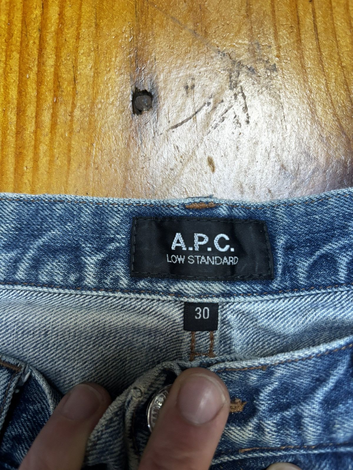 A.P.C. Apc low standard light denim wash jeans 30 Size US 30 / EU 46 - 4 Thumbnail