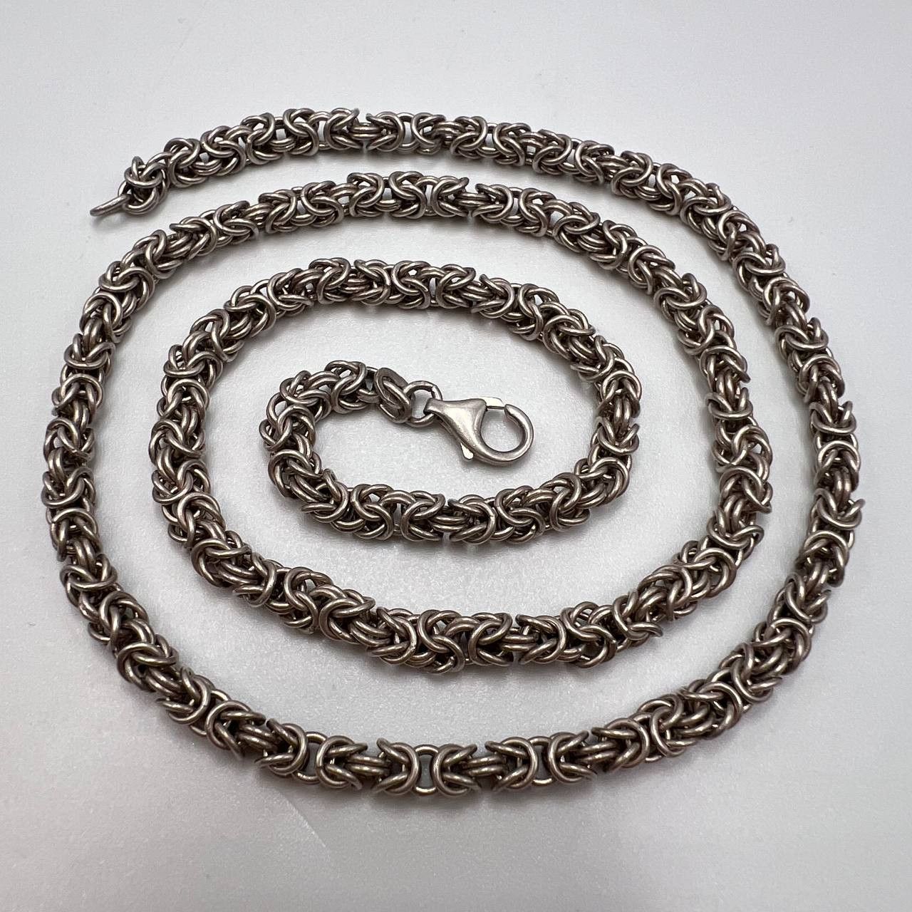Sterling Silver 925 Jewelry Chain Necklace 26.5 Gr, Men's
