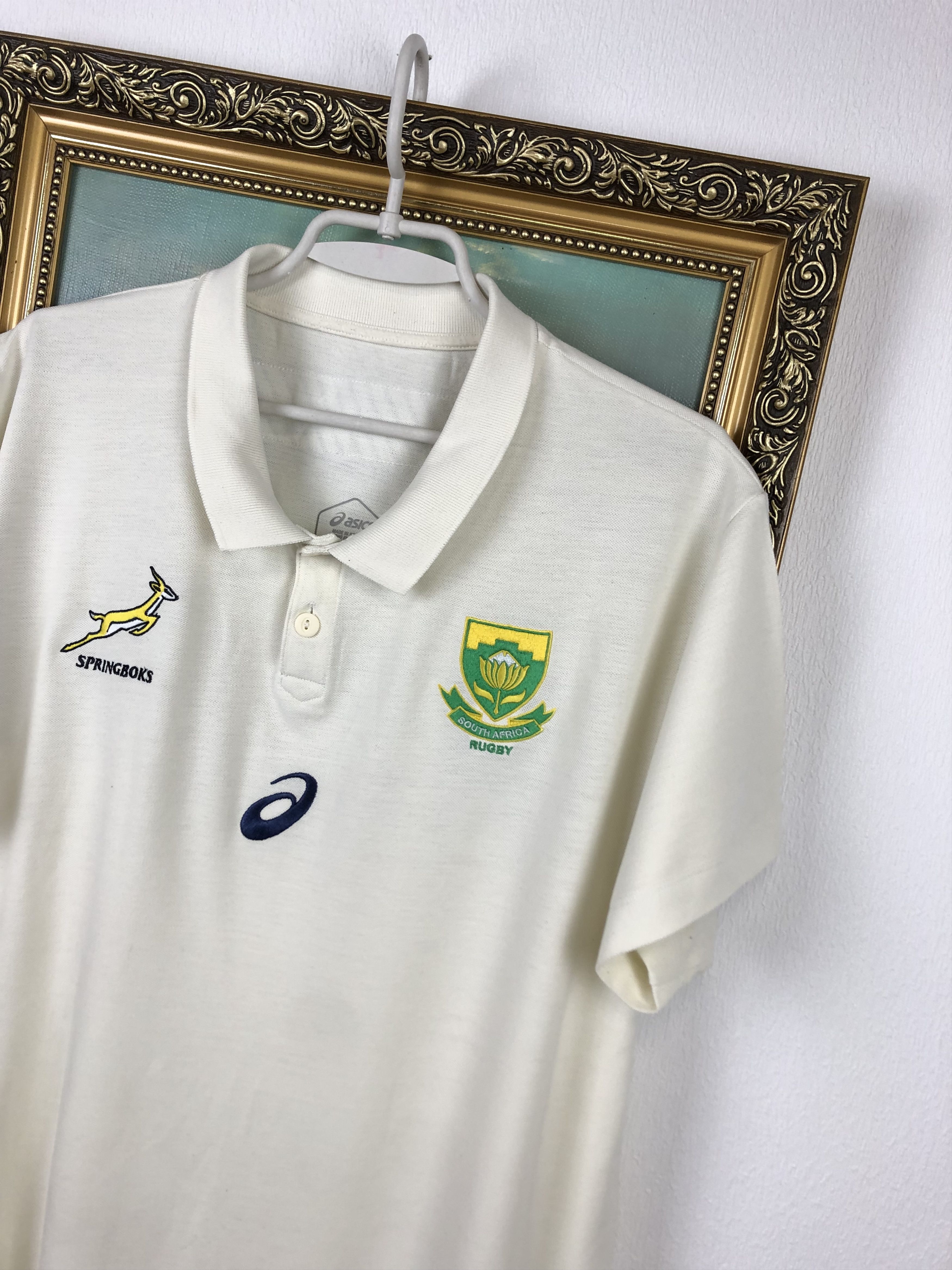 Other South Africa Asics Rugby Shirt Jersey Sport Rare Tee Hype Size US XXL / EU 58 / 5 - 4 Thumbnail