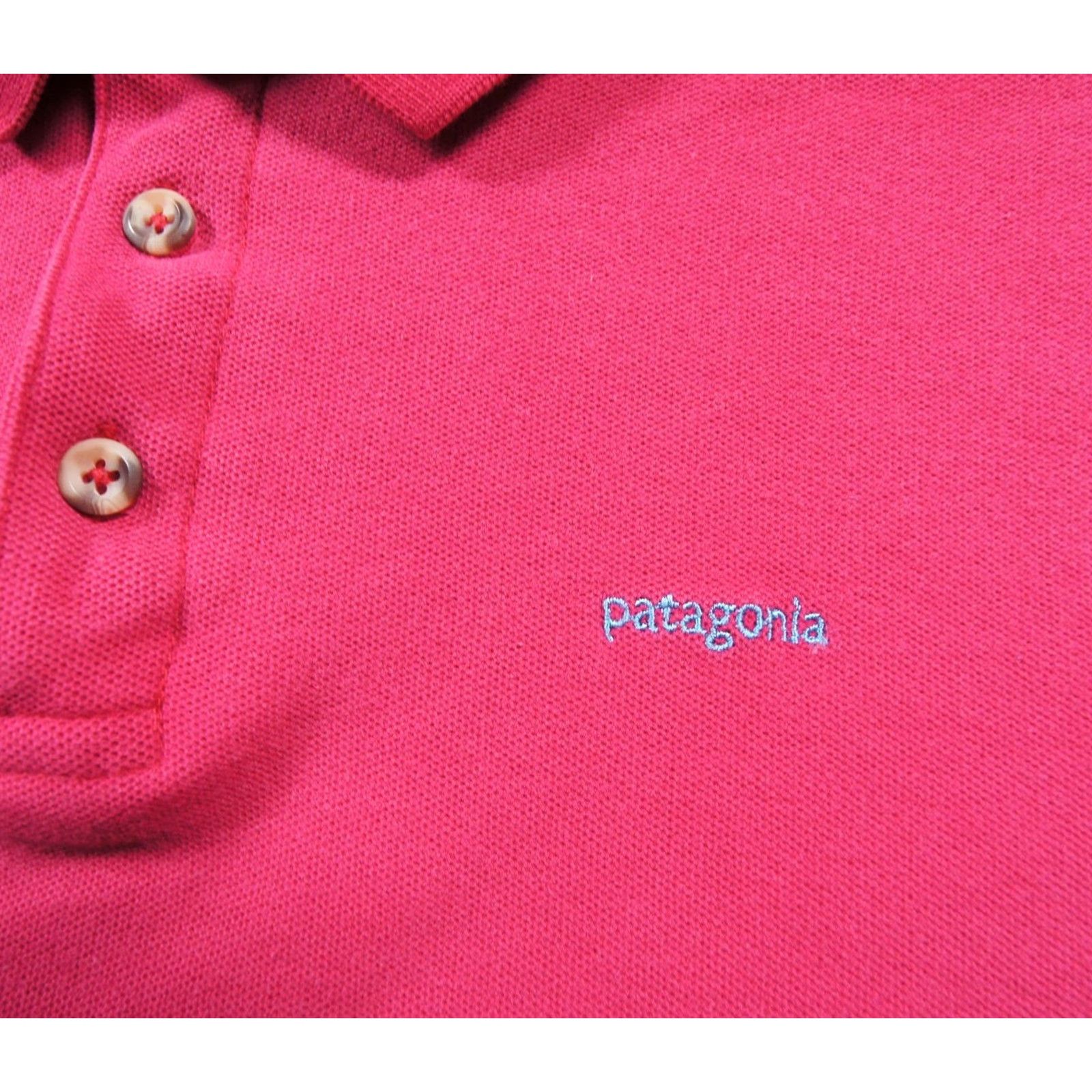 Patagonia VINTAGE Patagonia Shirt Womens Large Pink Polo Short Sleeve Collared Outdoors Size L / US 10 / IT 46 - 3 Thumbnail