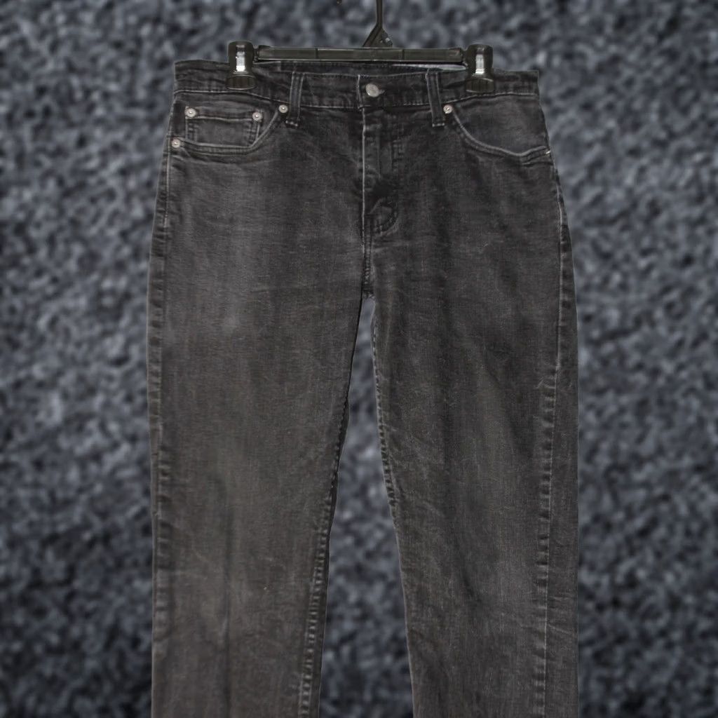 Levi's Levi's 511 Slim Jeans Mens 33x32 Black Dark Wash Stretch Denim Size US 33 - 1 Thumbnail