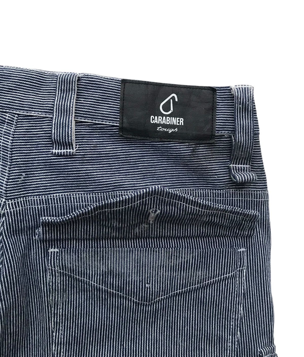 Japanese Brand Carabiner Tough Streetwear Cargo Hickory Works Pants Size US 32 / EU 48 - 11 Thumbnail