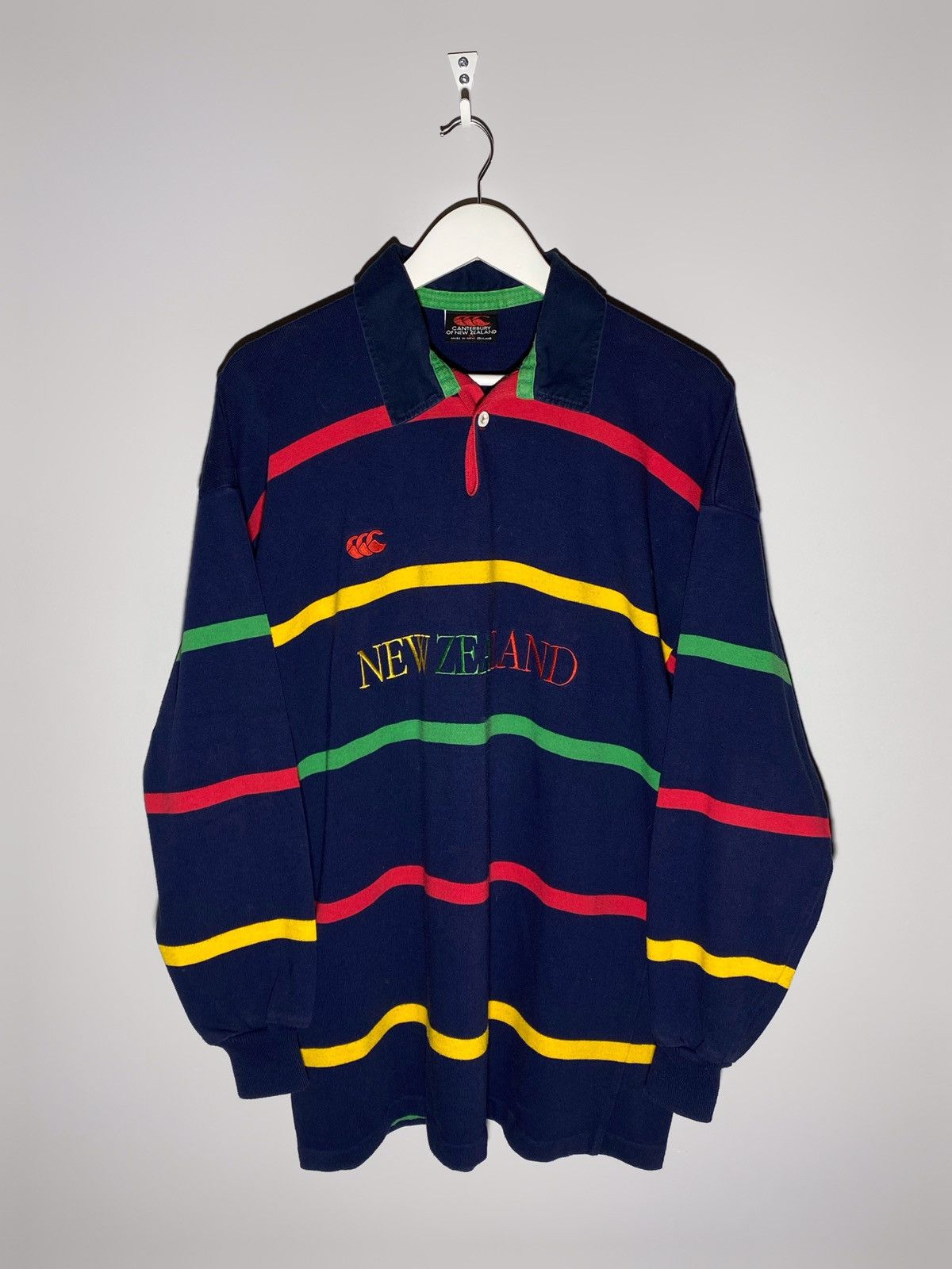 Canterbury of New Zealand × Vintage Y2k Canterbury New Zealand Rugby Longsleeve Shirt Streetwear Size US XL / EU 56 / 4 - 1 Thumbnail