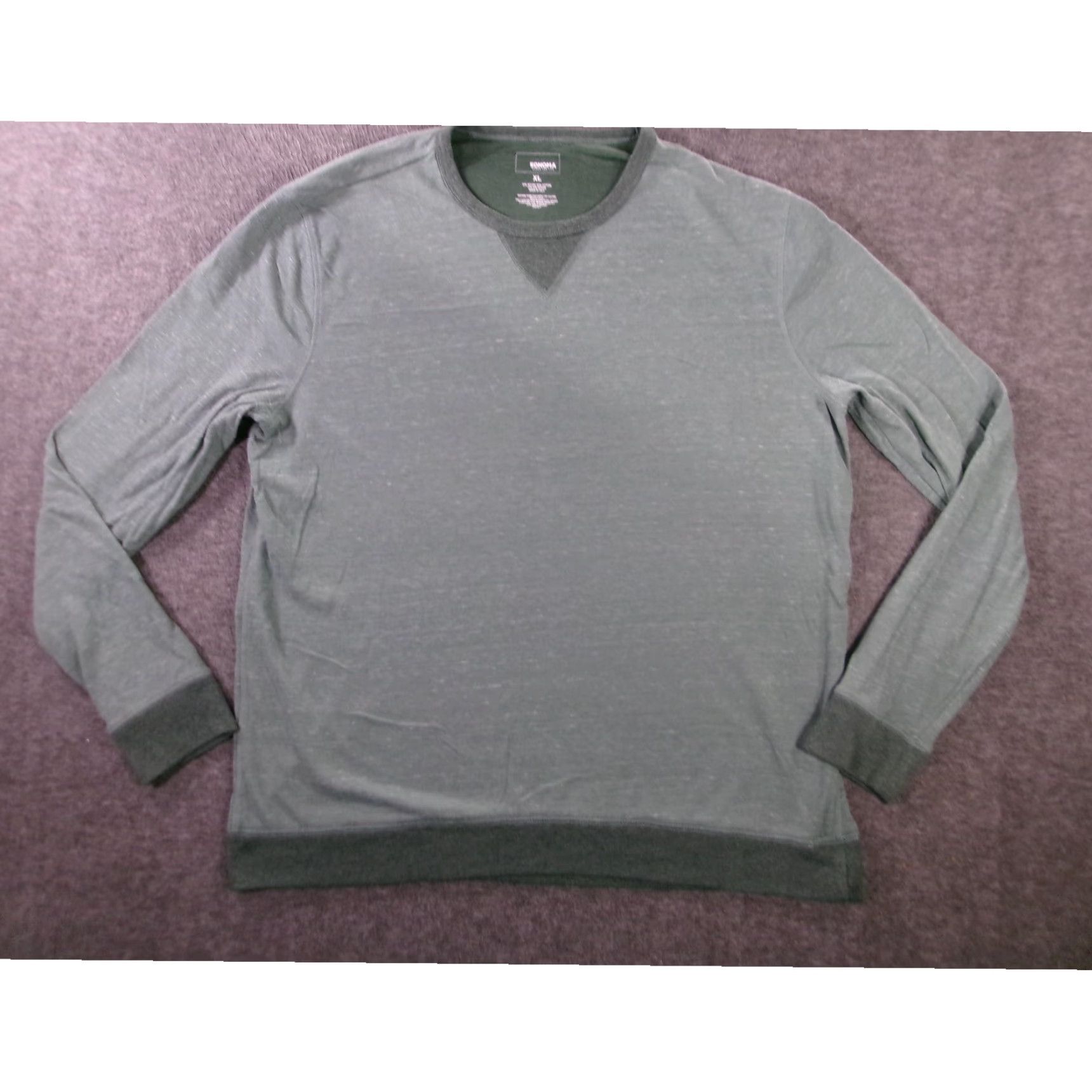Vintage Sonoma Sweatshirt Men XL Green Crewneck Pullover Casual Lounge Basic Mens Size US XL / EU 56 / 4 - 2 Thumbnail
