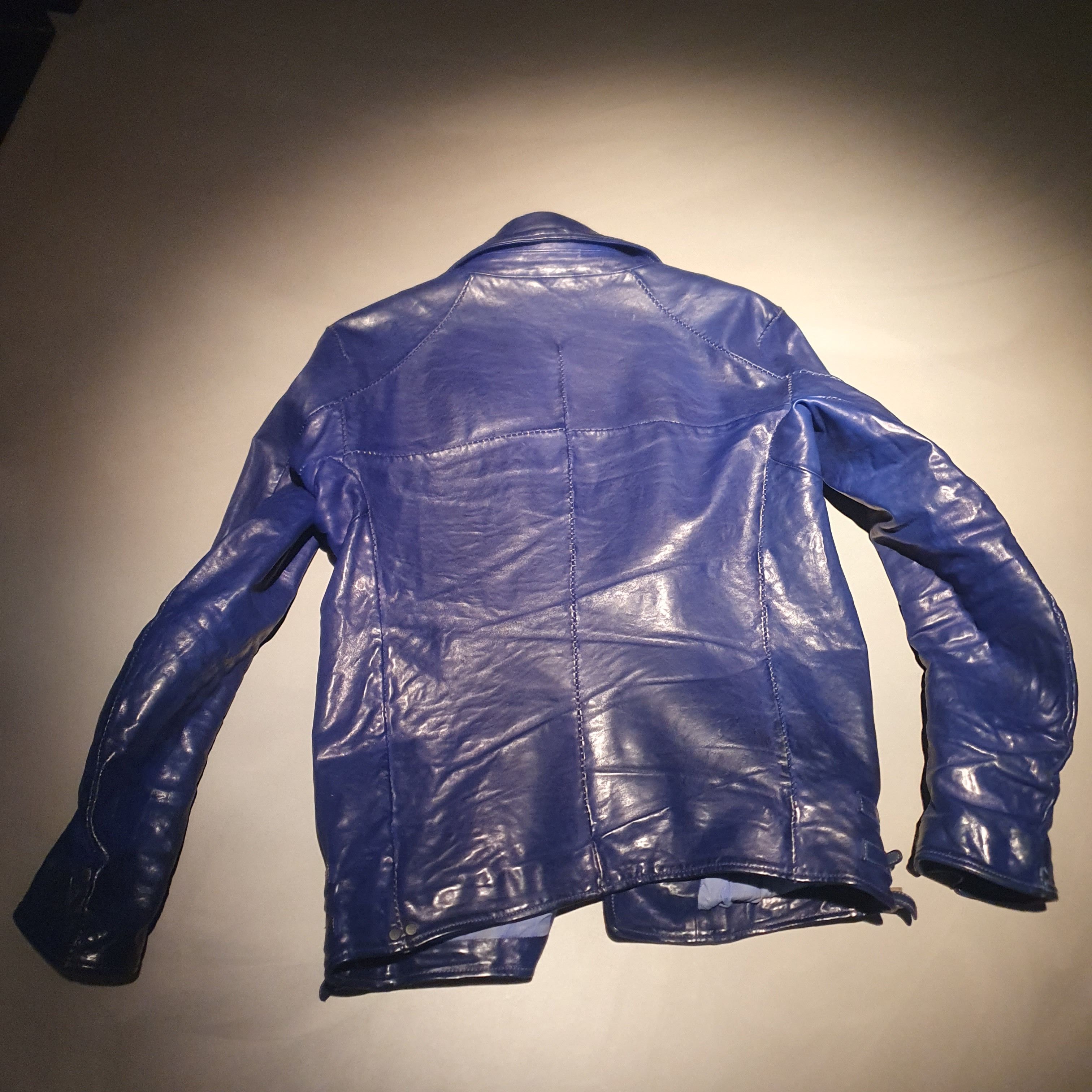 Incarnation Incarnation submarine blue leather jacket Size US M / EU 48-50 / 2 - 10 Thumbnail