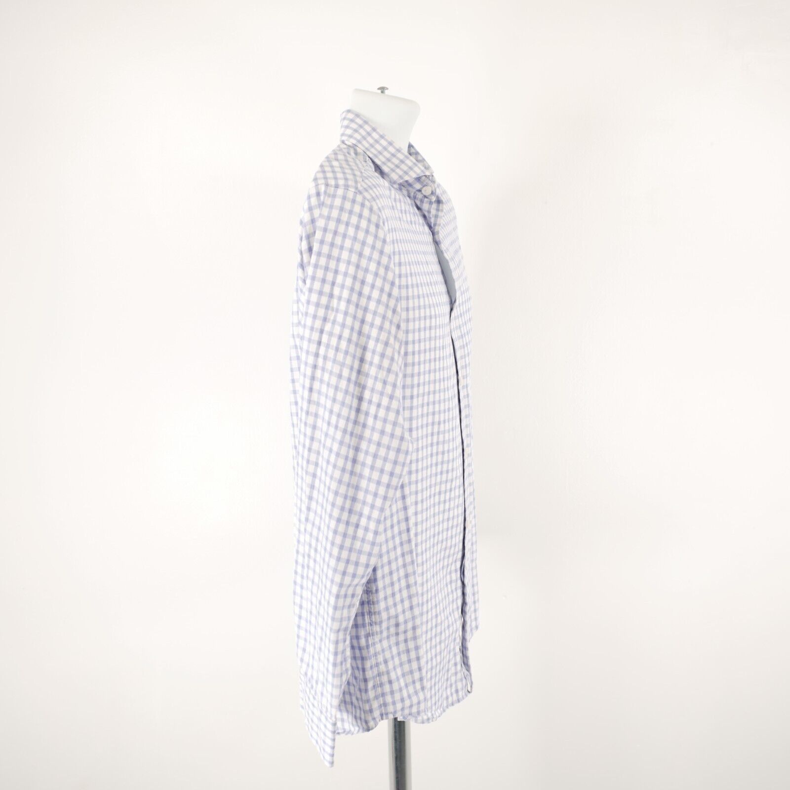 Hart Schaffner Marx Hart Schaffner Marx Blue Purple Check Medium Collared Dress Size US M / EU 48-50 / 2 - 6 Thumbnail
