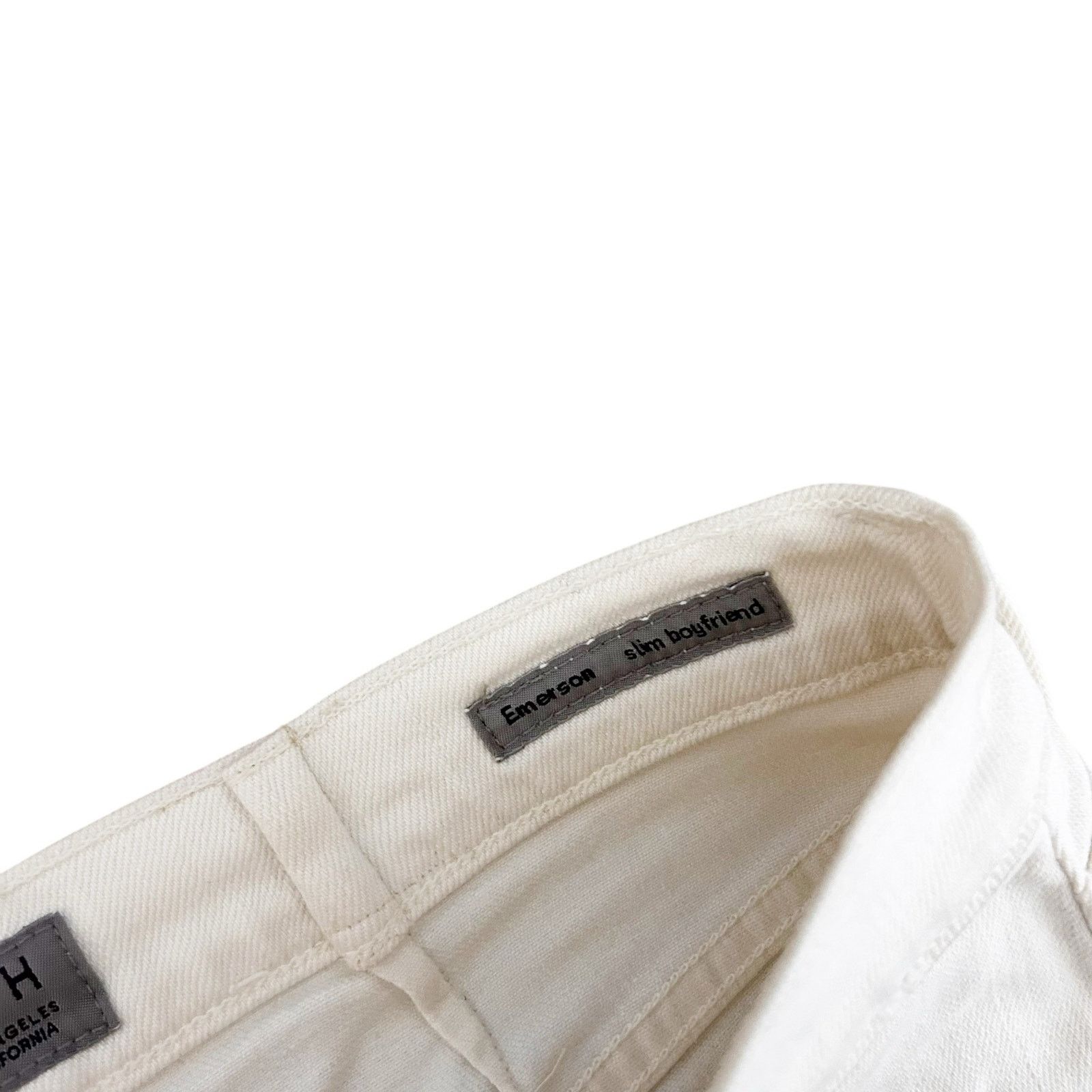 Citizens Of Humanity Citizens of Humanity White Emerson Slim Boyfriend Jeans 24 Size 24" / US 00 / IT 34 - 3 Thumbnail