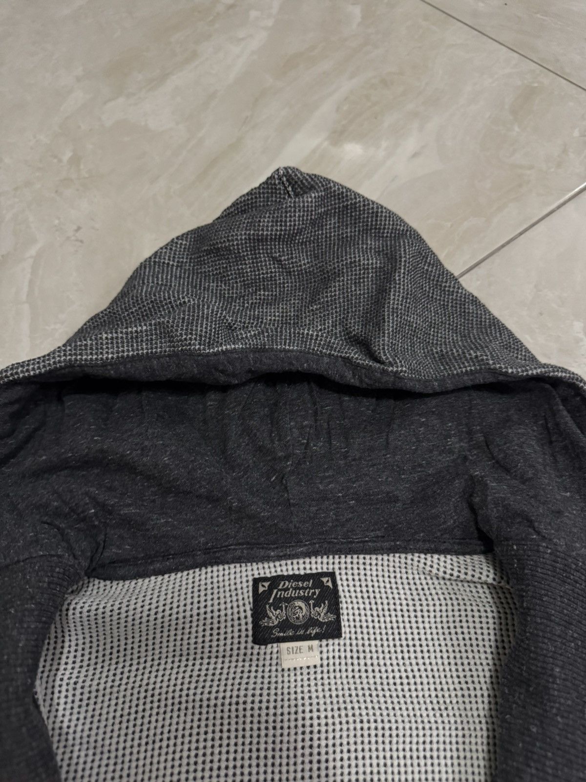 Diesel × Vintage 💥CRAZY AVANT-GARDE DIESELFADED ZIP HOODIE Size US M / EU 48-50 / 2 - 10 Thumbnail