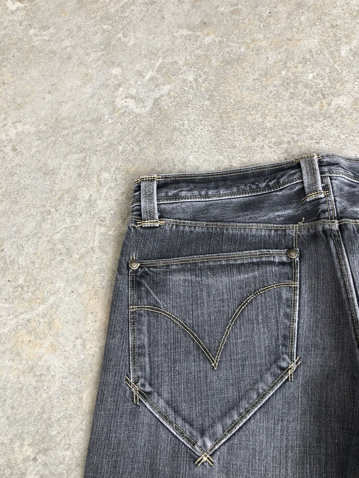 If Six Was Nine Y2k Levi’s Engineered Flared Jeans Distressed Bootcut Size US 34 / EU 50 - 15 Thumbnail
