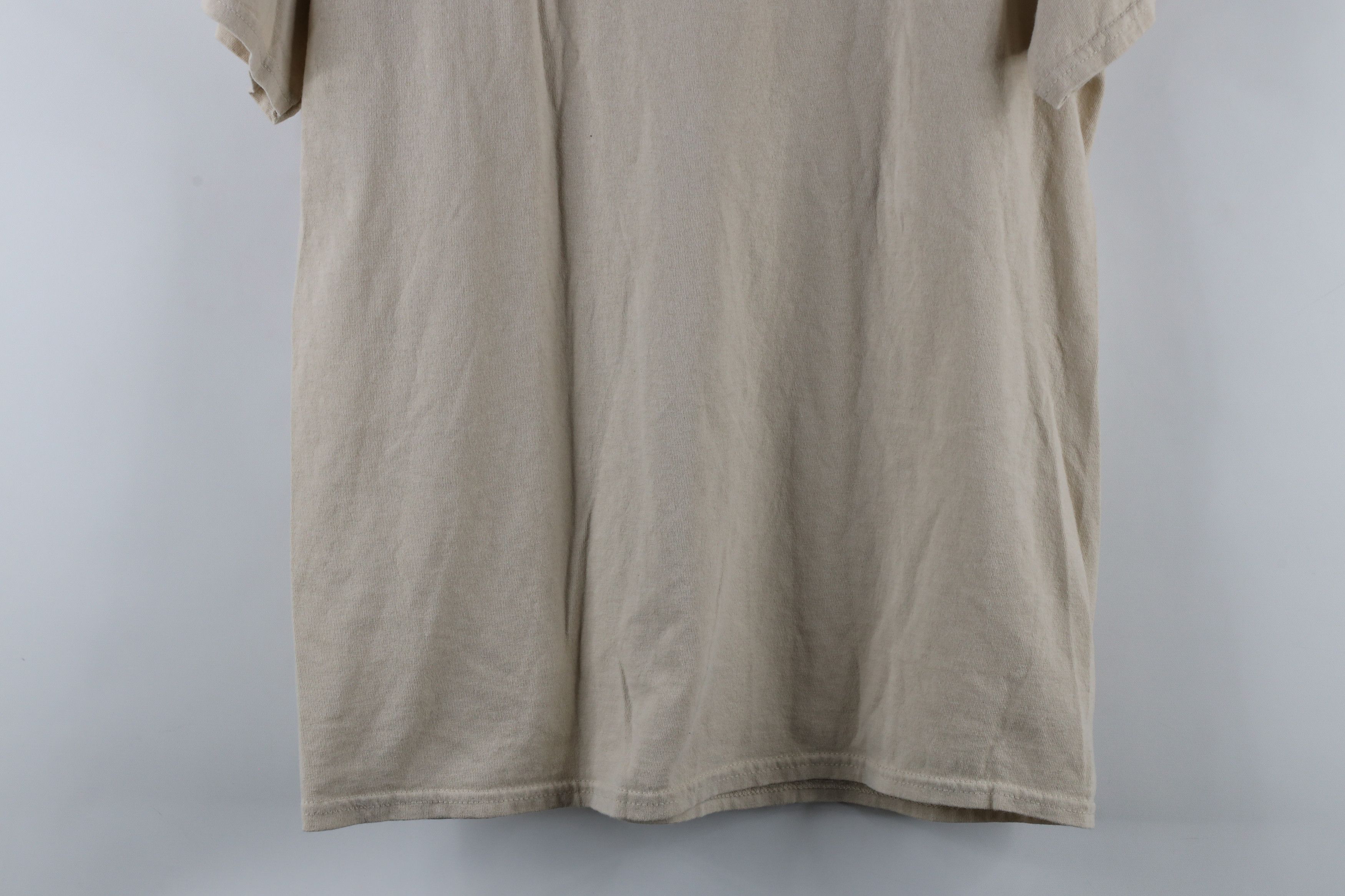 Vintage Vintage 90s Streetwear Short Sleeve T-Shirt Beige Cotton Size US S / EU 44-46 / 1 - 7 Thumbnail