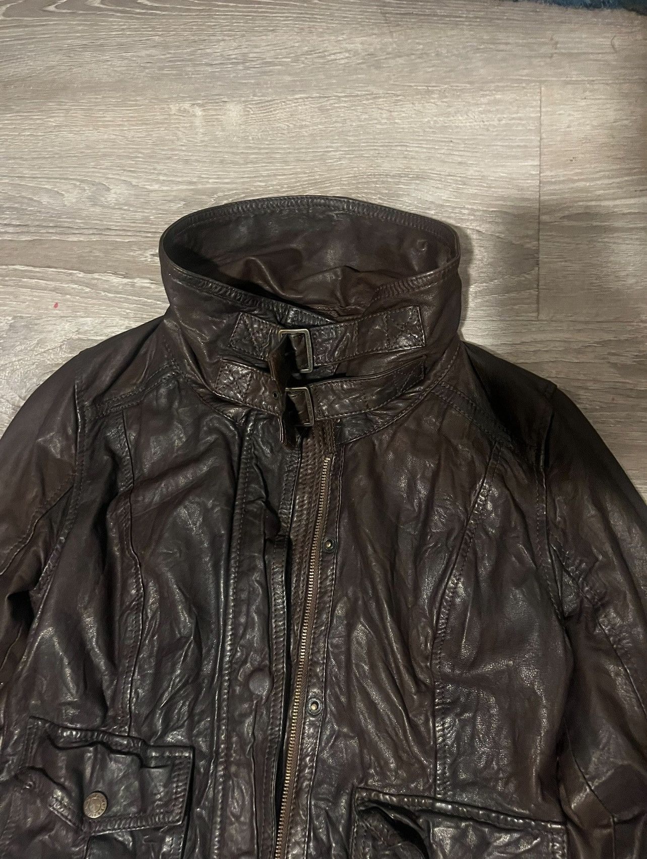 Abercrombie & Fitch Abercrombie & fitch vintage leather jacket Size M / US 6-8 / IT 42-44 - 2 Thumbnail
