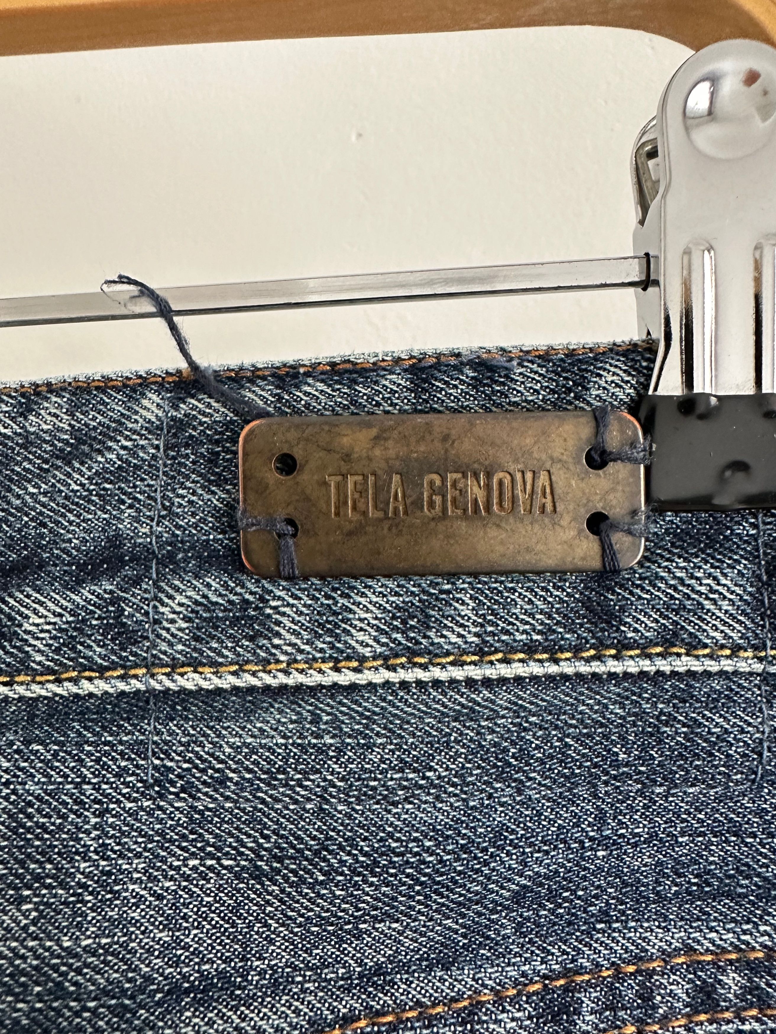 Other TELA GENOVA Selvedge Washed denim pants jeans Size US 35 - 12 Thumbnail