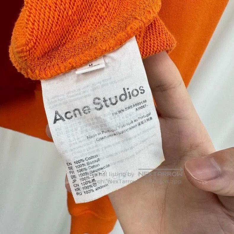 Acne Studios Acne Studios Printed Letter Sweatshirt. Size US M / EU 48-50 / 2 - 6 Thumbnail