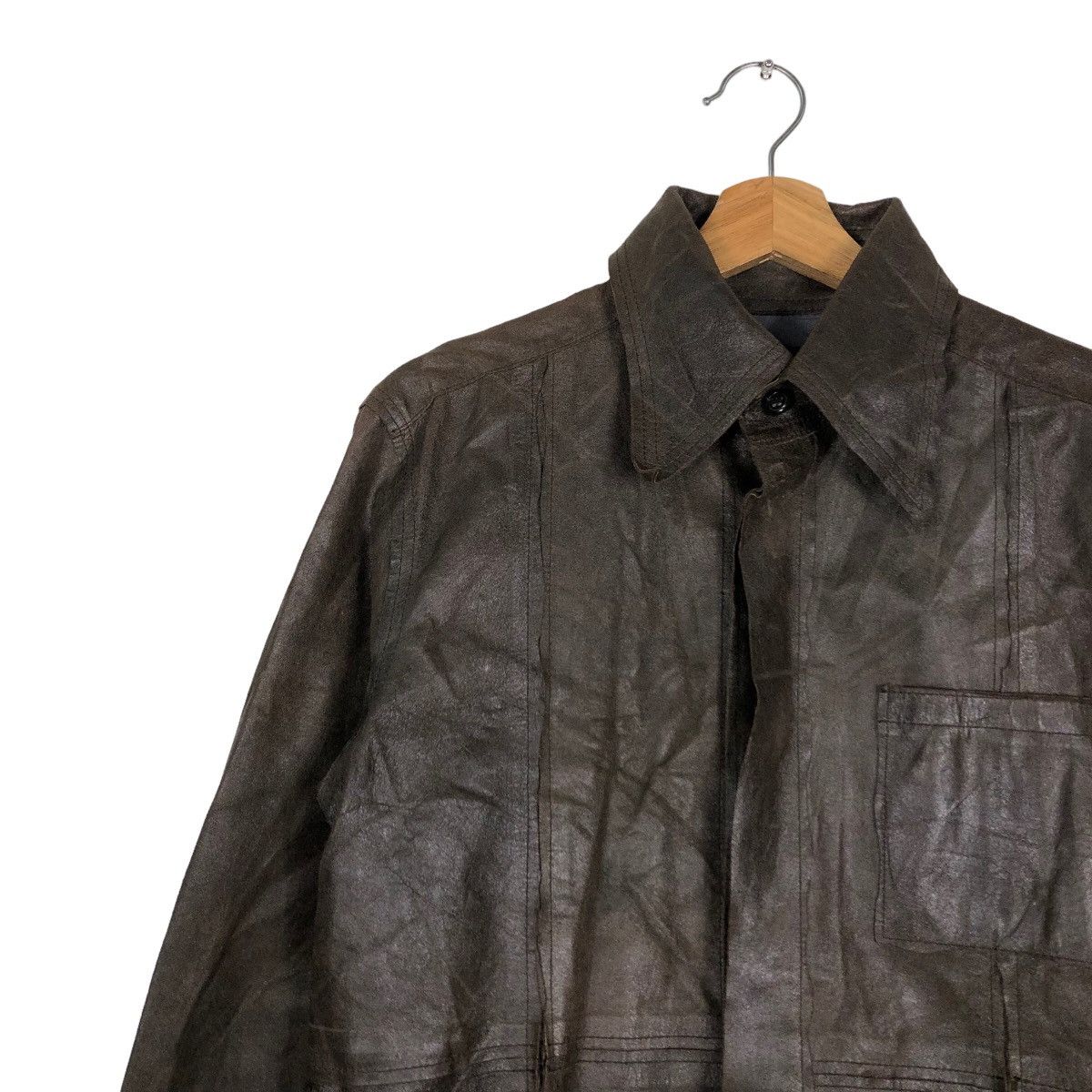 Japanese Brand 🔥Vintage Biker Leather Jacket Michel Klein Homme Paris Size US M / EU 48-50 / 2 - 7 Thumbnail