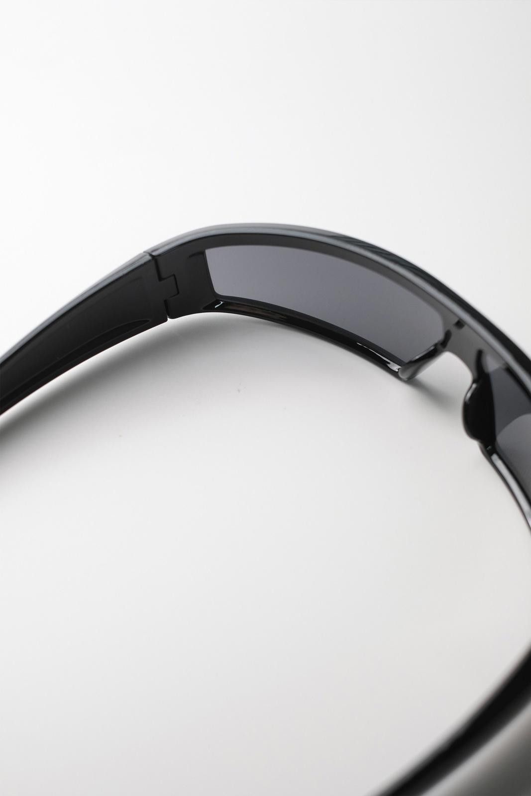 Other Y2k Avant Garde Futuristic Black Rectangle Sunglasses Unisex Size ONE SIZE - 9 Thumbnail