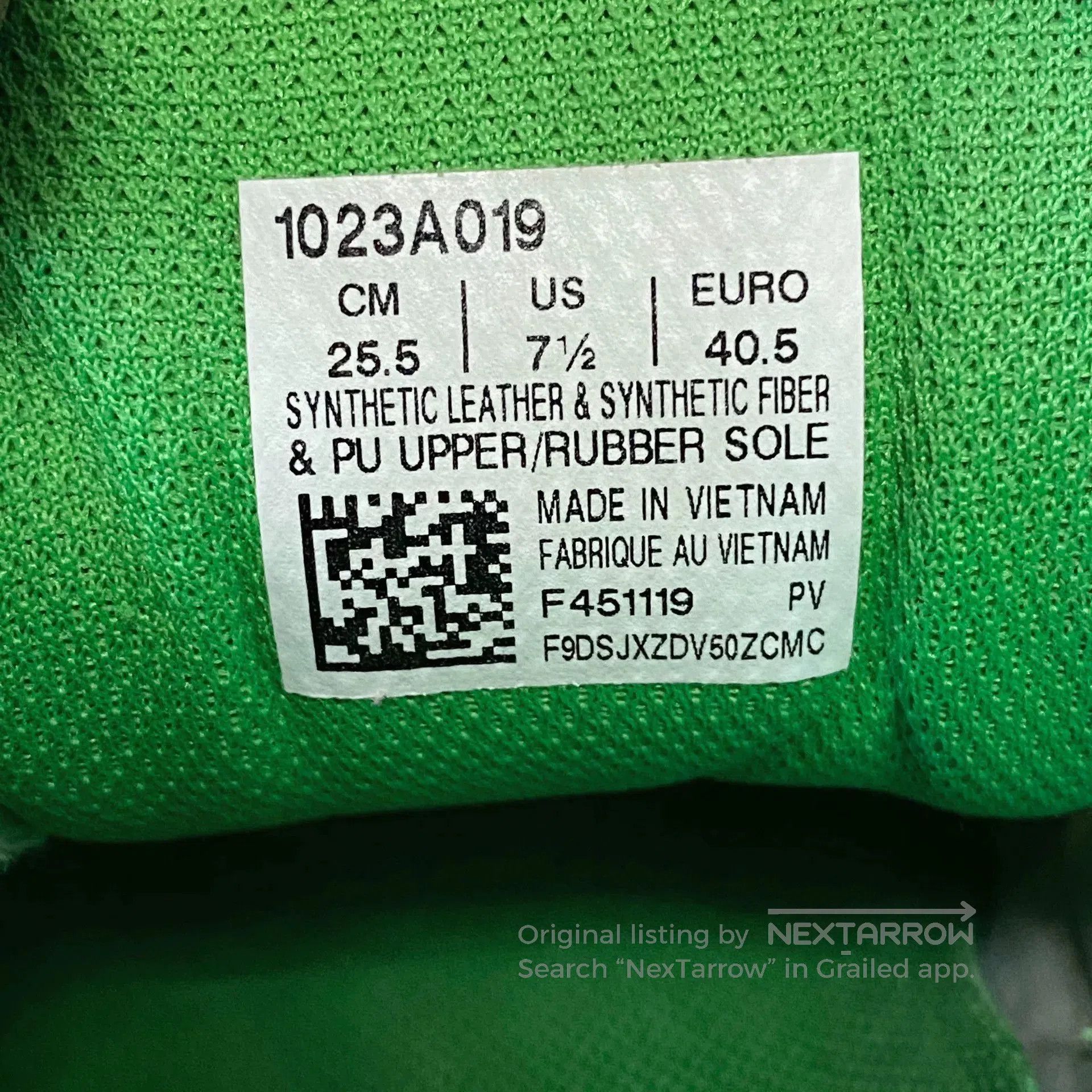 Kiko Kostadinov Kiko Asics Green Geometric Running Sneakers. Size US 9.5 / EU 42-43 - 6 Thumbnail