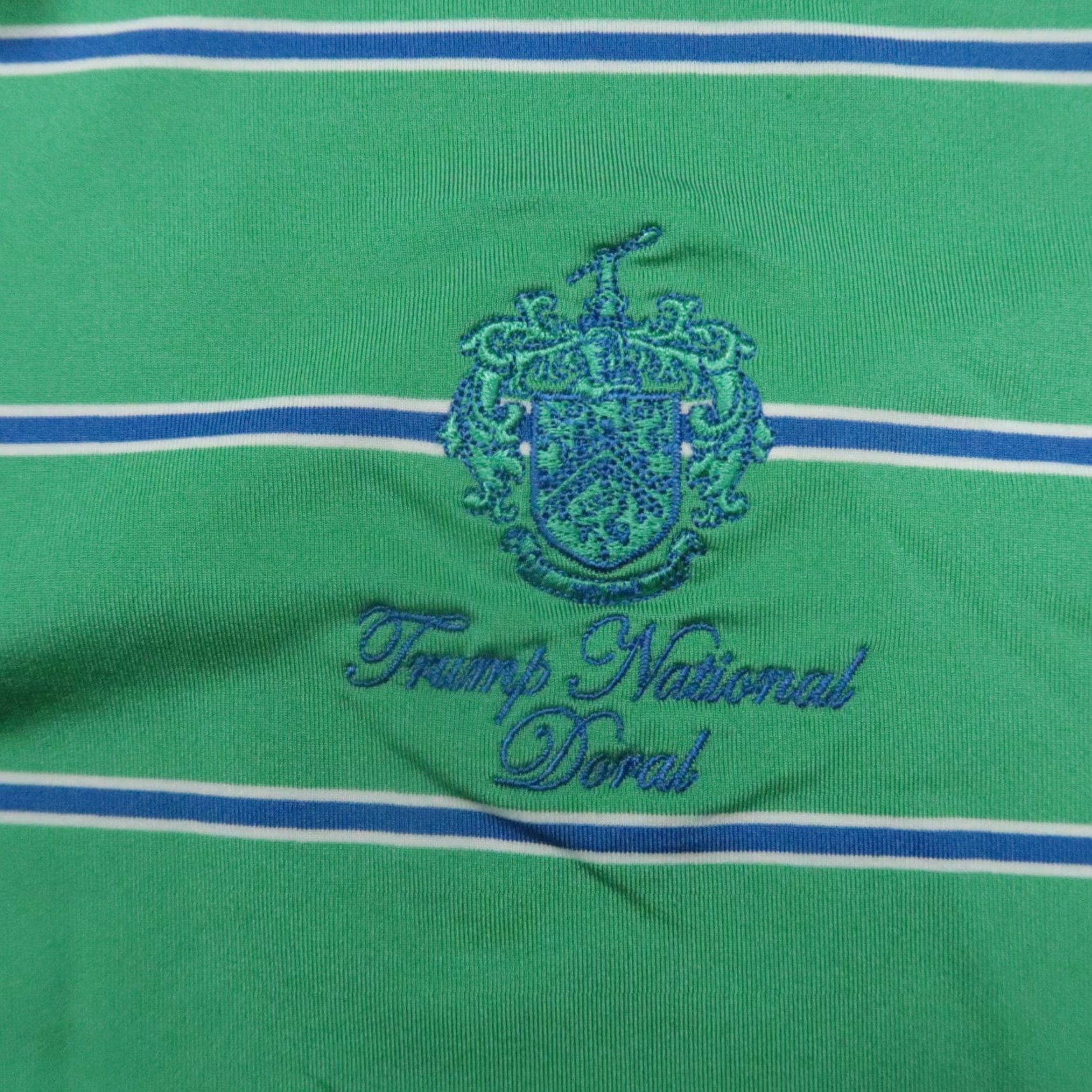 RLX Ralph Lauren RLX Ralph Lauren Shirt Men XL Green Striped Polo Short Sleeve Collared Golf Performance XL Size US XL / EU 56 / 4 - 6 Thumbnail