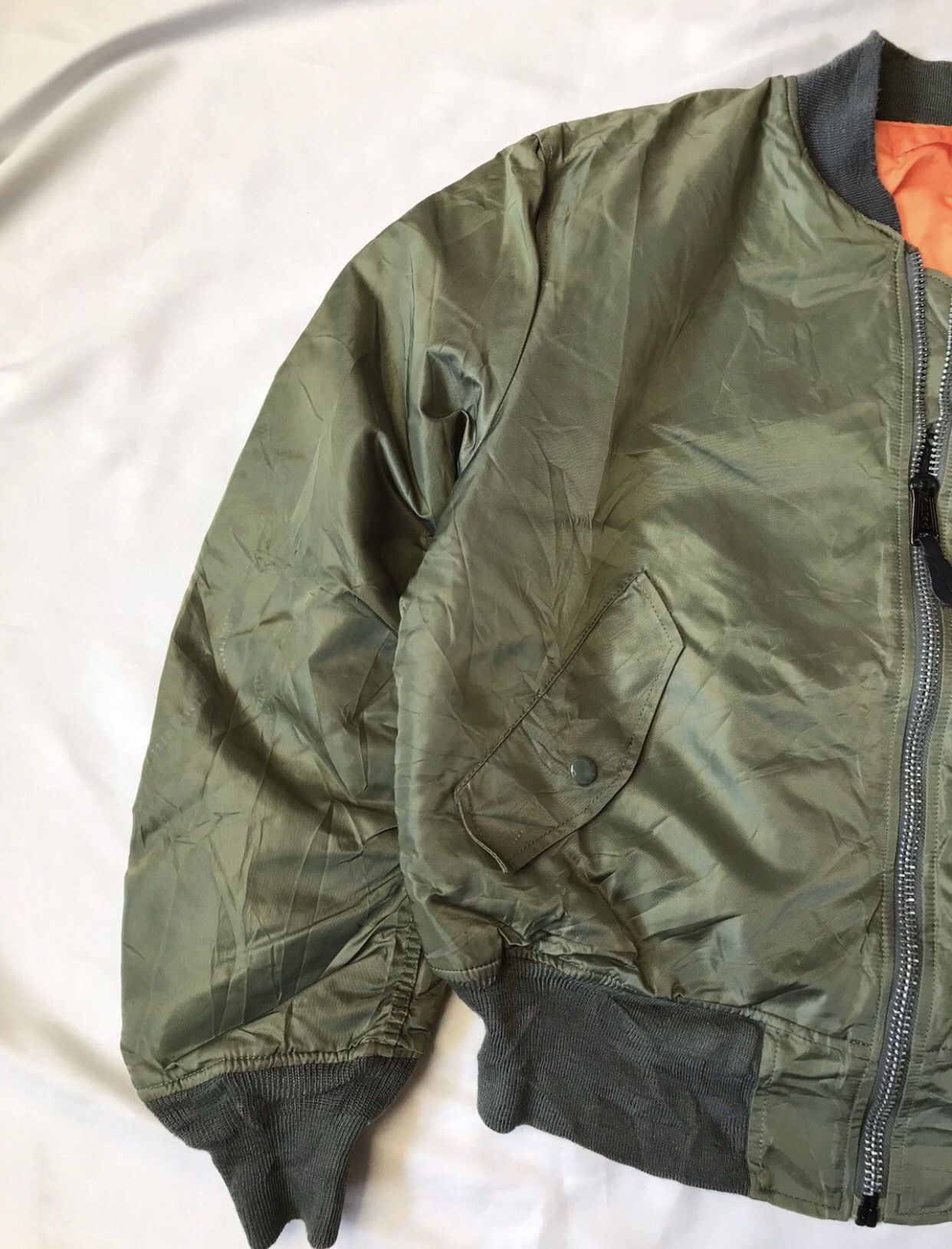 Alpha Industries × Vintage VINTAGE 70s RIOT ALPHA BOMBER JACKET Size US L / EU 52-54 / 3 - 3 Thumbnail