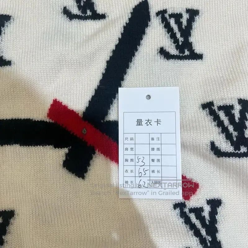 Louis Vuitton Louis Vuitton White Wool Women's Sweater . Size L / US 10 / IT 46 - 5 Thumbnail