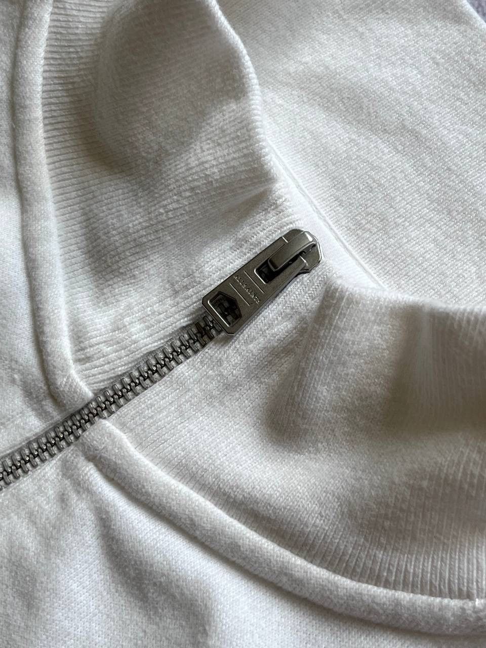 Allsaints × Vintage Vintage Allsaints 1/3 Zip Cotton Sweatshirt XL Size US XL / EU 56 / 4 - 4 Thumbnail