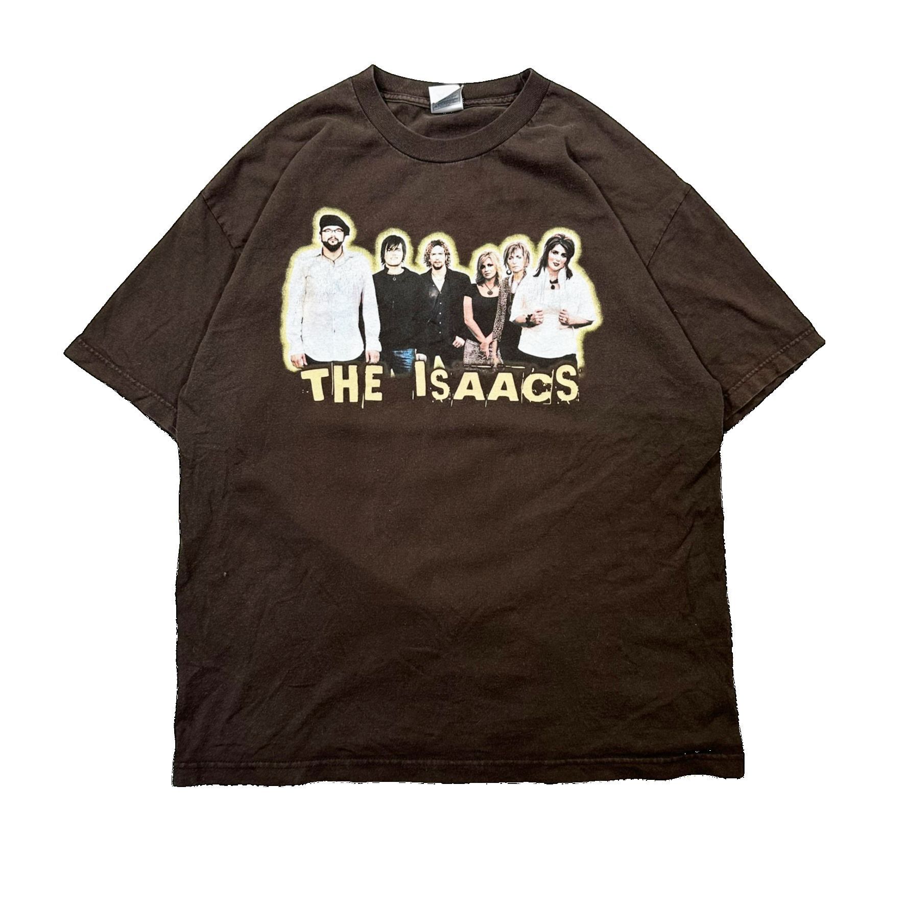 Vintage Vintage 00s The Isaacs Graphic Band T Shirt Size US XL / EU 56 / 4 - 1 Thumbnail