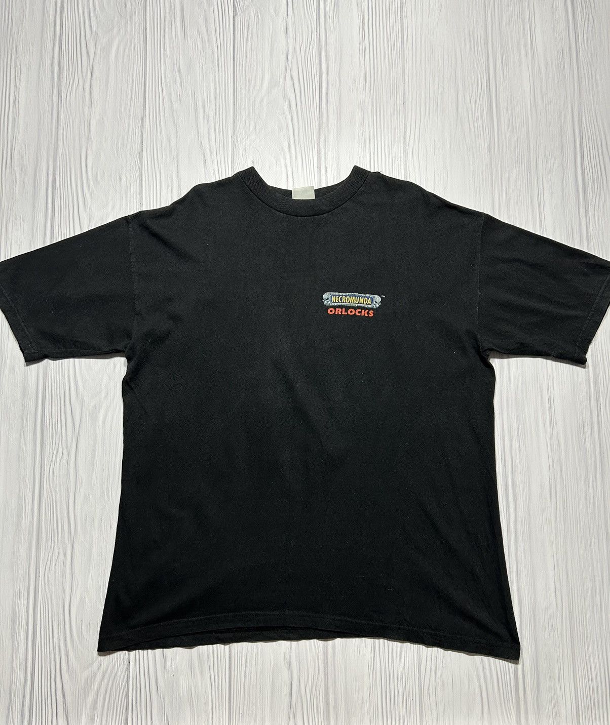 Vintage Rare Vintage 1995 Necromunda Orlocks T-Shirt Size US XL / EU 56 / 4 - 11 Thumbnail