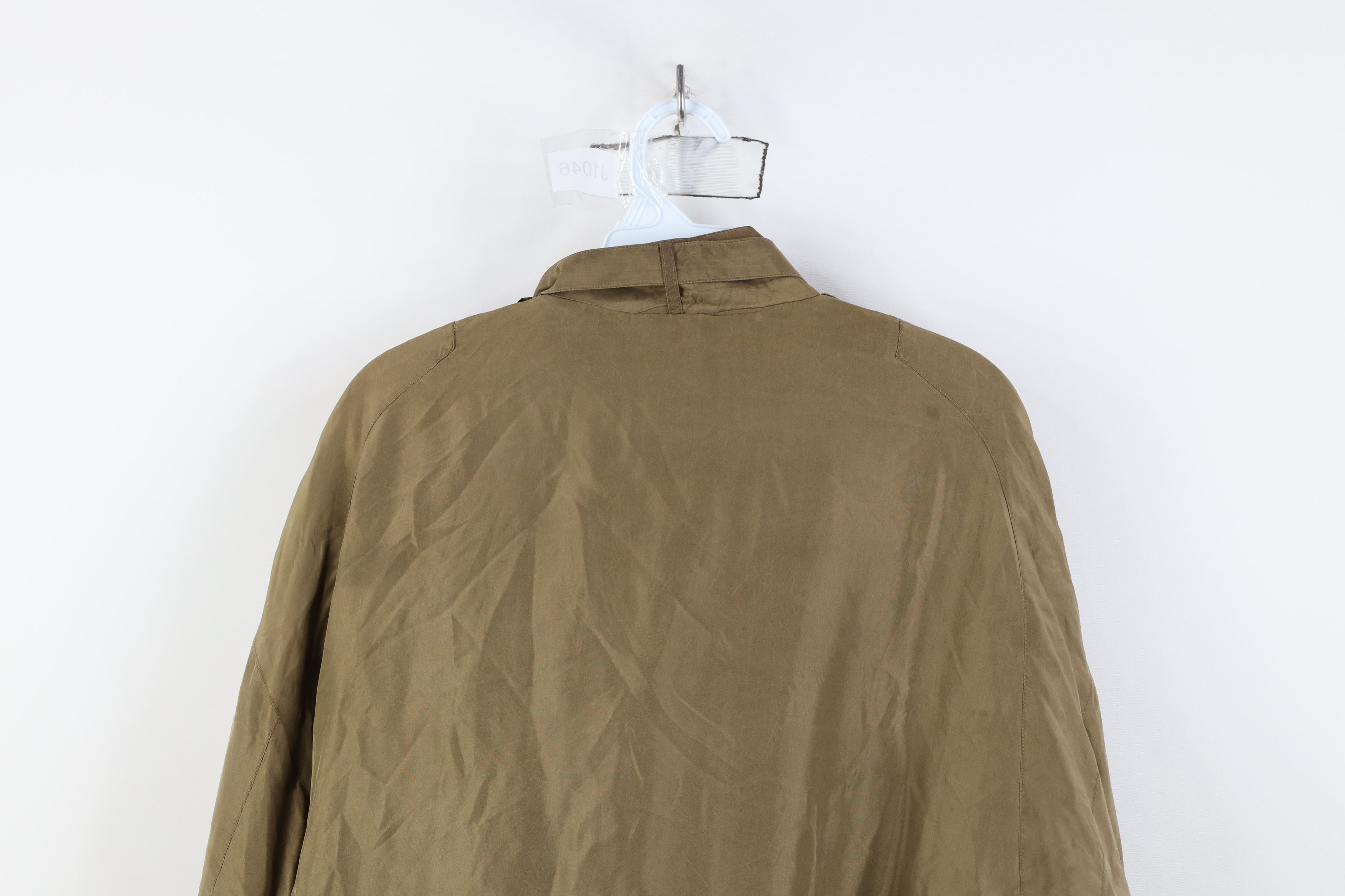 Vintage Vintage 90s Streetwear Silk Cafe Racer Bomber Jacket Green Size US L / EU 52-54 / 3 - 14 Thumbnail