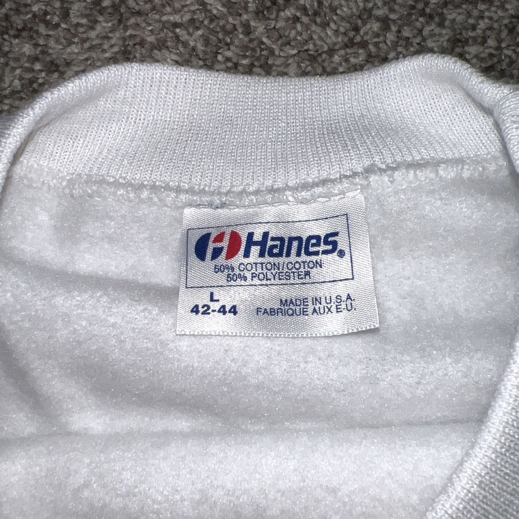 Vintage VINTAGE Operation Desert Storm White Pullover Sweatshirt Mens Size L Size US L / EU 52-54 / 3 - 4 Thumbnail