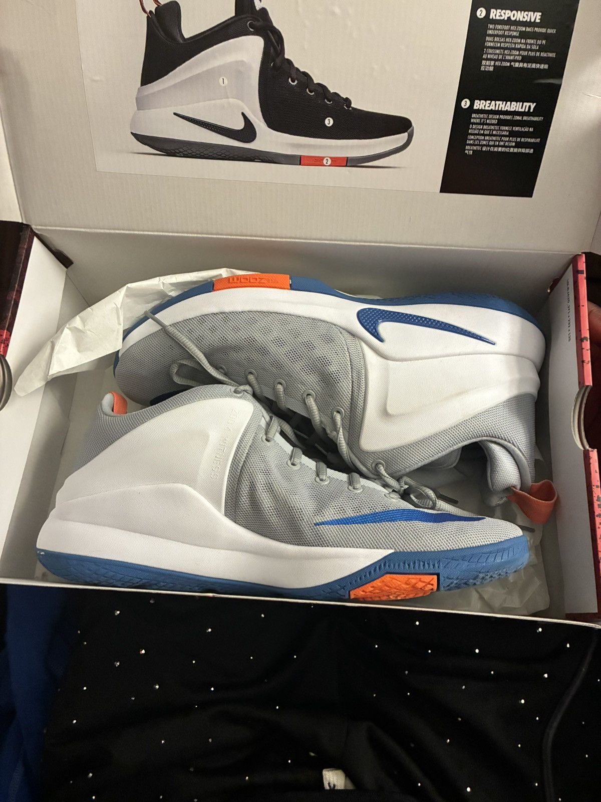 Nike LeBron Nike Zoom Witness trainers Size US 12 / EU 45 - 1 Thumbnail