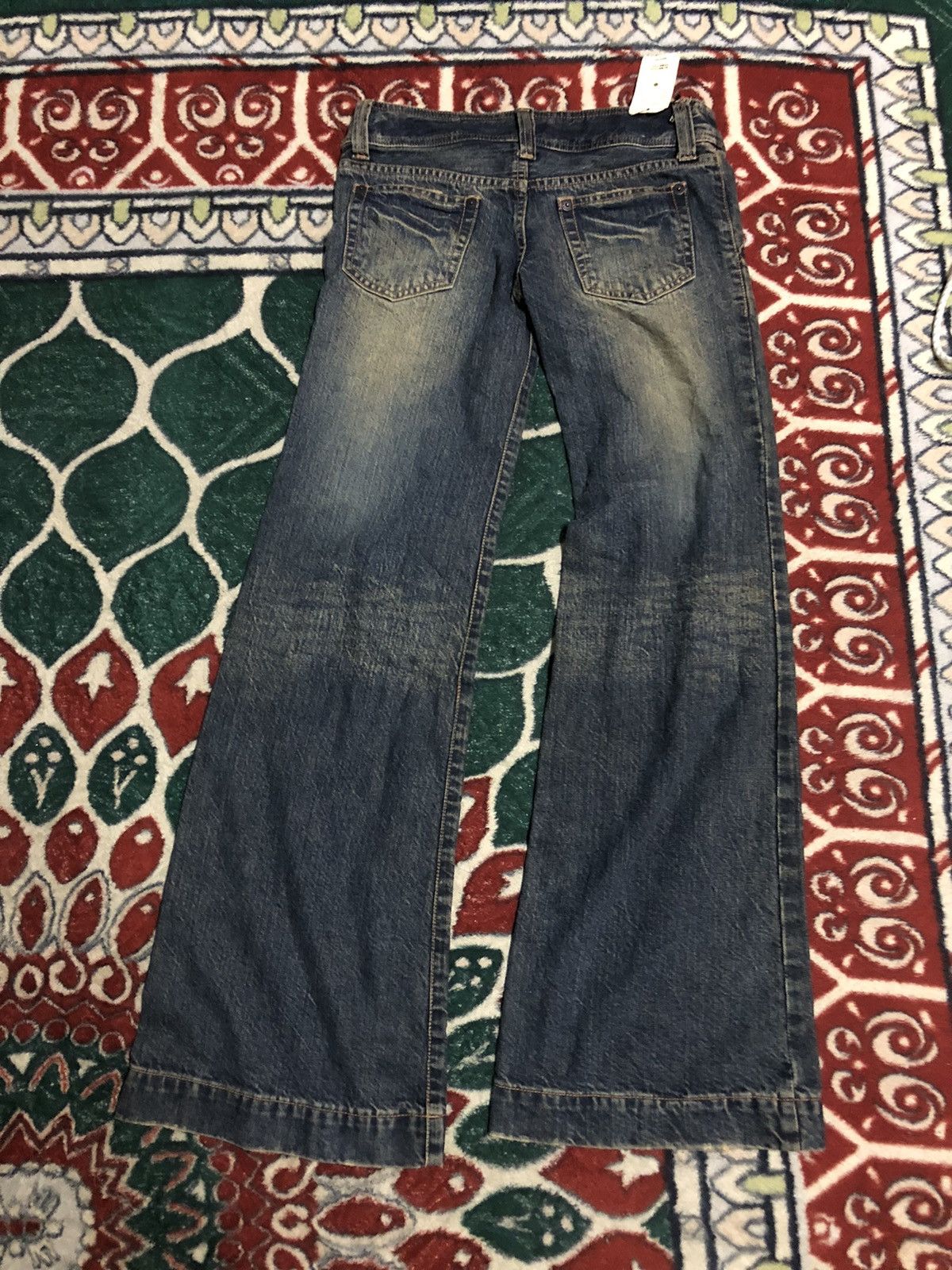 14th Addiction × Japanese Brand × Seditionaries Vintage Spiral Girl Japanese Brand Super Wide Flare Mud Pant Size US 29 - 17 Thumbnail