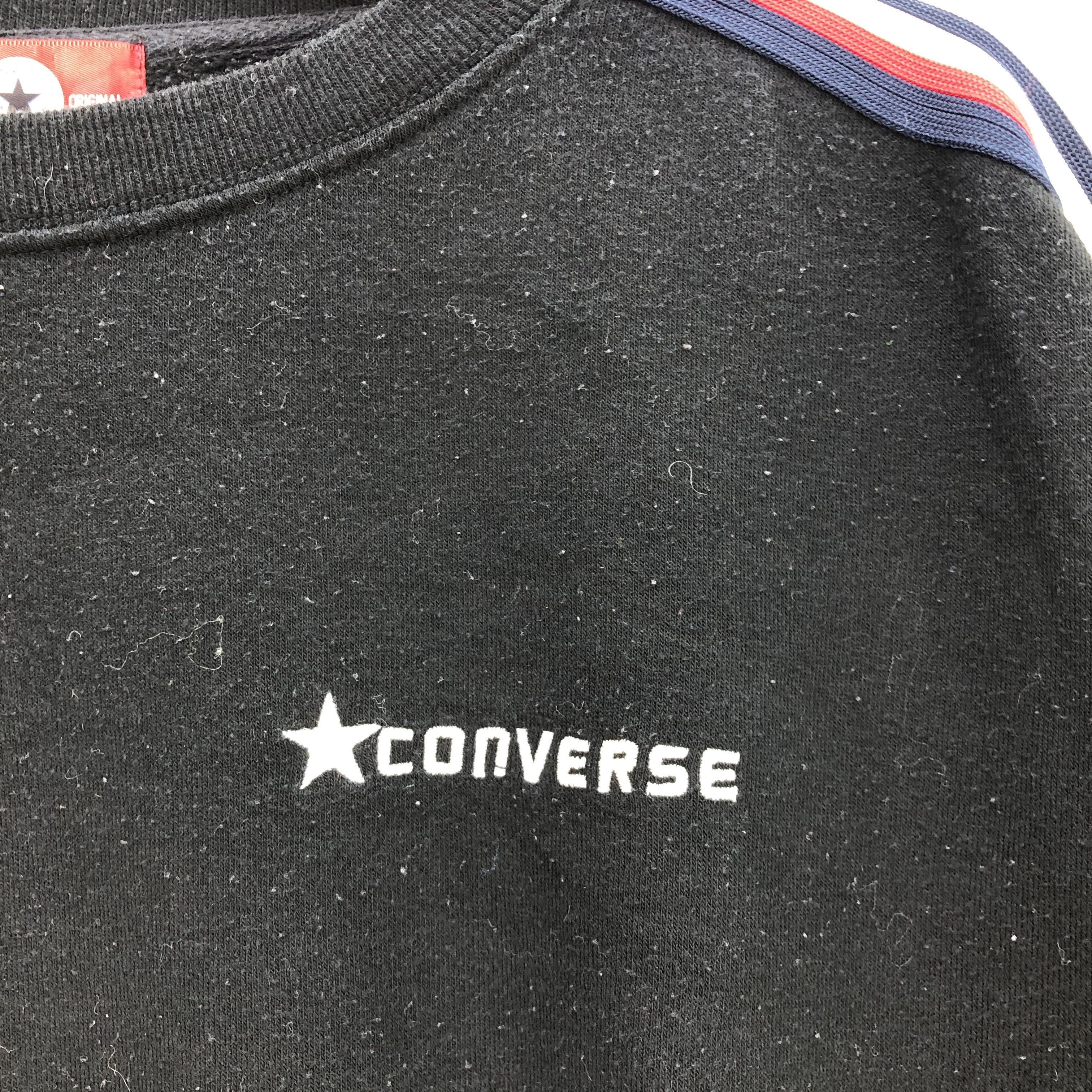 Converse × Vintage Vintage Converse Sweater Chuck Taylor Converse Sweatshirt Size US L / EU 52-54 / 3 - 2 Thumbnail