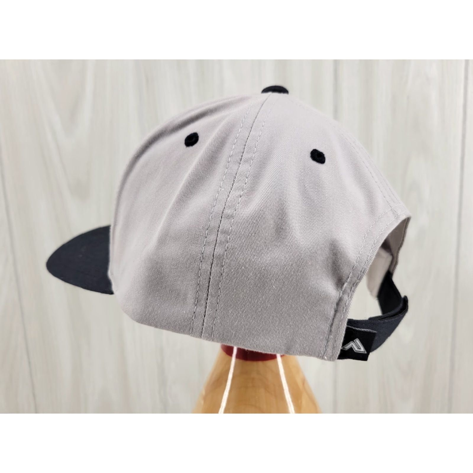Logo 7 Pacific Headwear Gray Snapback Trucker Hat Ball Cap H and Bird Logo Unknown H and Bird Logo Size ONE SIZE - 7 Thumbnail