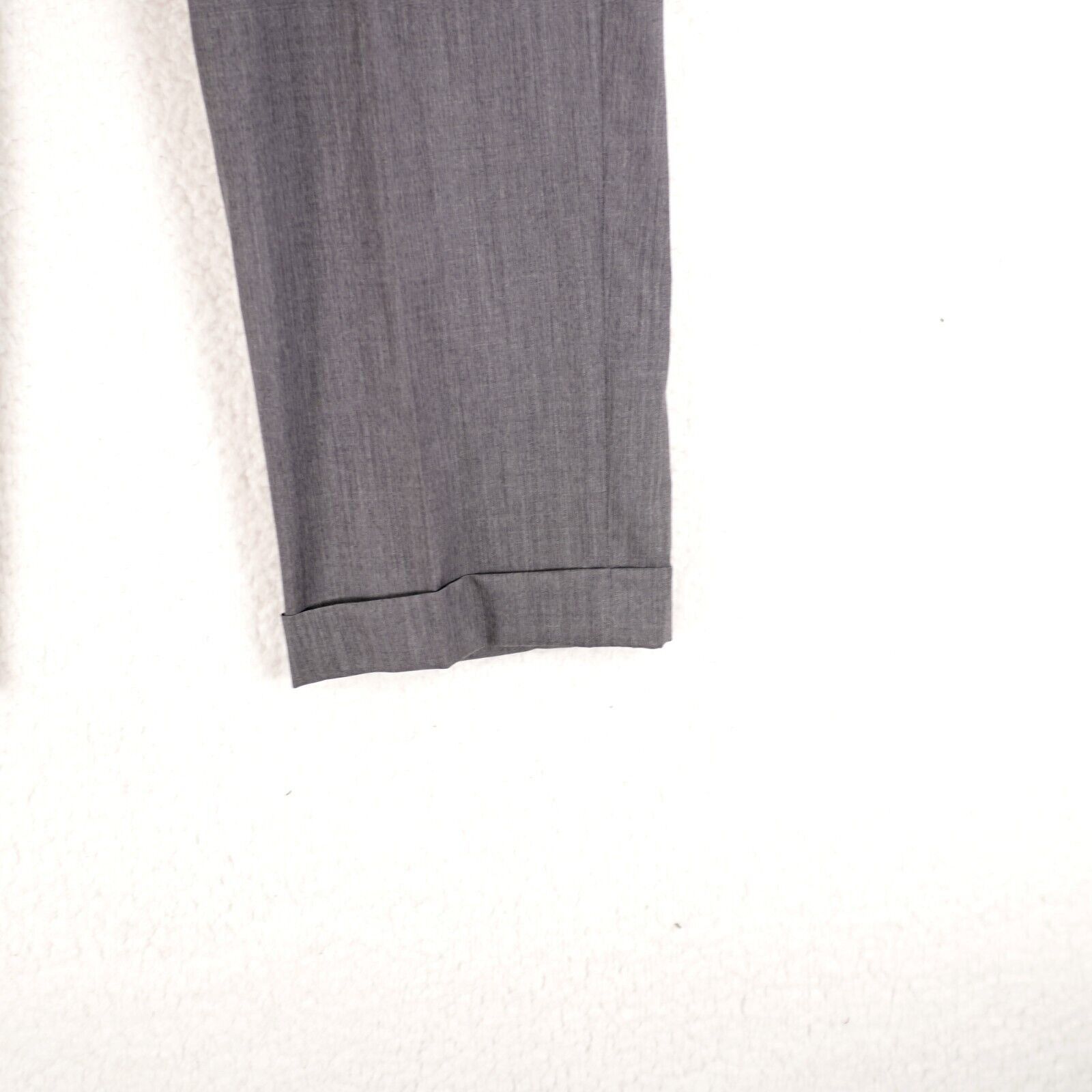 Lauren Ralph Lauren Lauren Ralph Lauren Gray Wool Pleated Cuffed Mid Rise Dress Size 36R - 2 Thumbnail