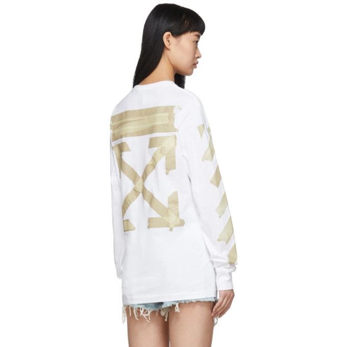 Off-White White Tape Arrows Long Sleeve T-Shirt Size US XL / EU 56 / 4 - 5 Thumbnail