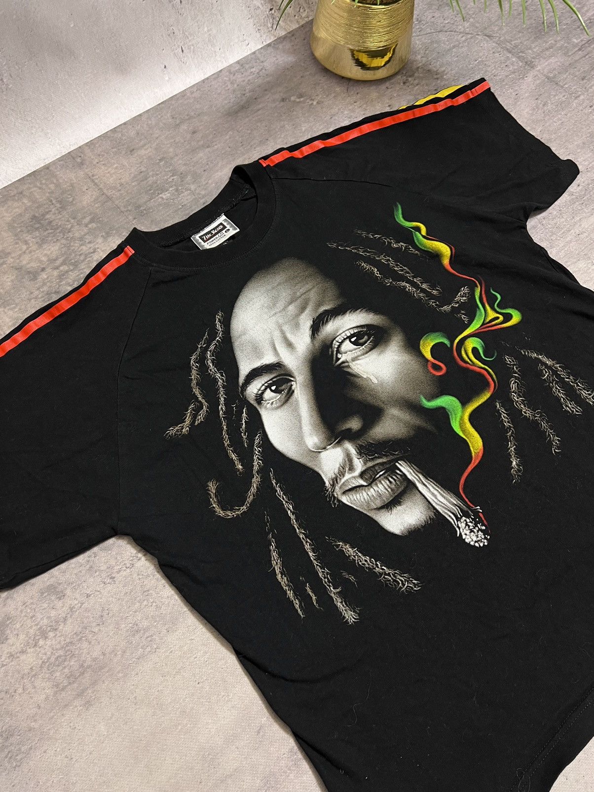 Bob Marley × Vintage Vintage The Roxx Bob Marley Tshirt Size US L / EU 52-54 / 3 - 2 Thumbnail