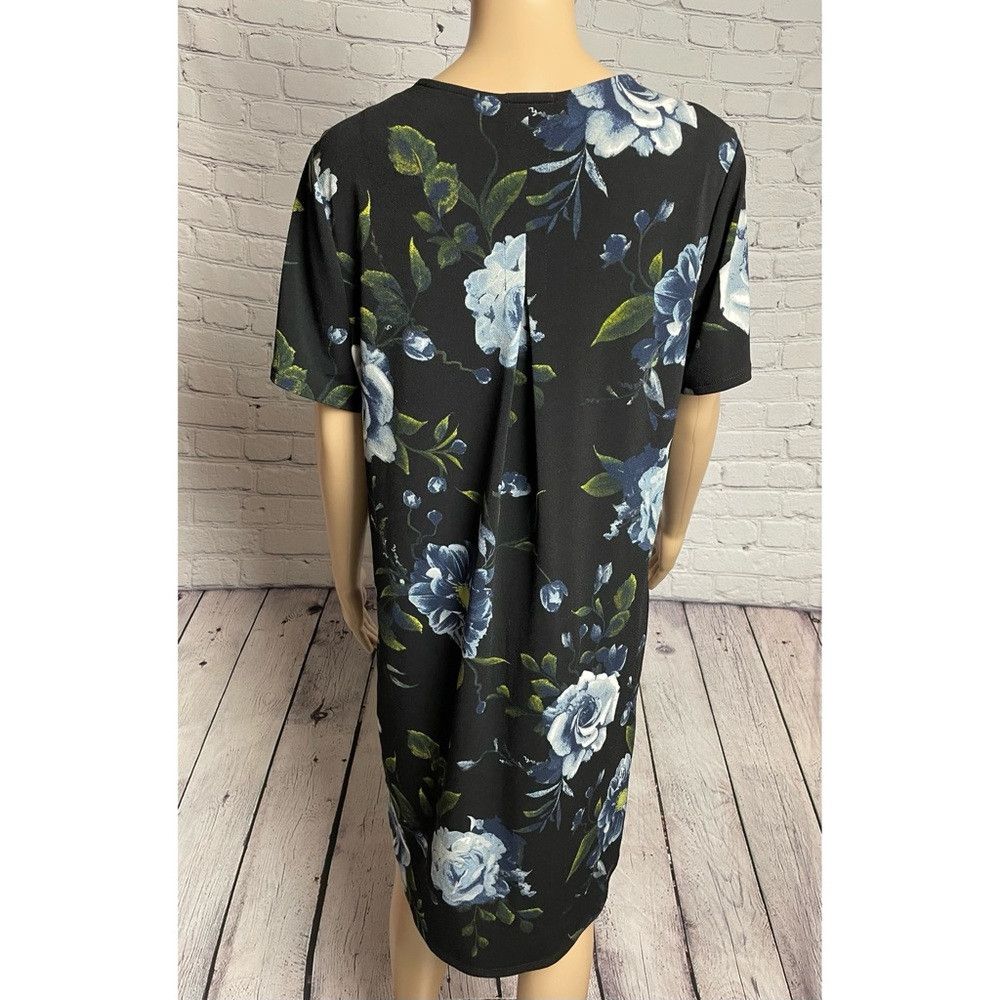 Other Christian Siriano New York Black Floral Dress Size L Size L / US 10 / IT 46 - 4 Thumbnail