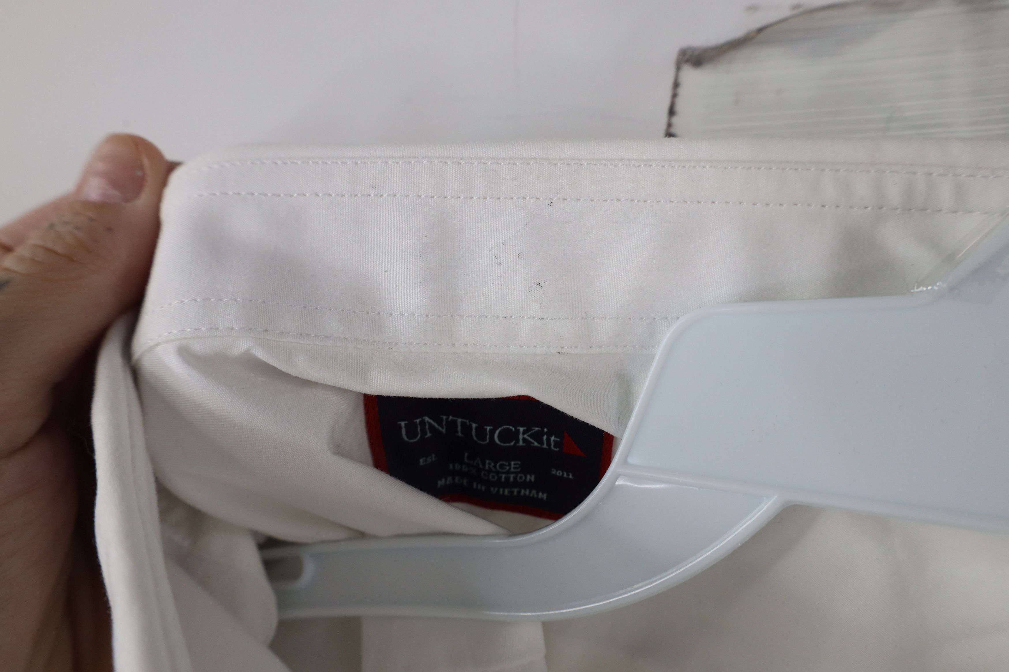 UNTUCKit × Vintage Untuckit Short Sleeve Collared Pocket Button Shirt Cotton Size US L / EU 52-54 / 3 - 6 Thumbnail