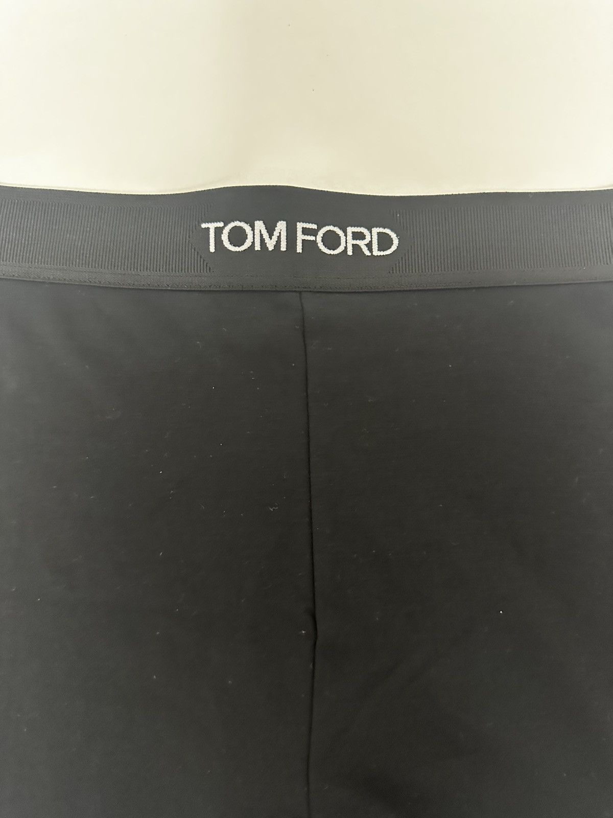 Tom Ford Tom Ford Black Logo Shorts Size 25" / US 0 / IT 36 - 3 Thumbnail