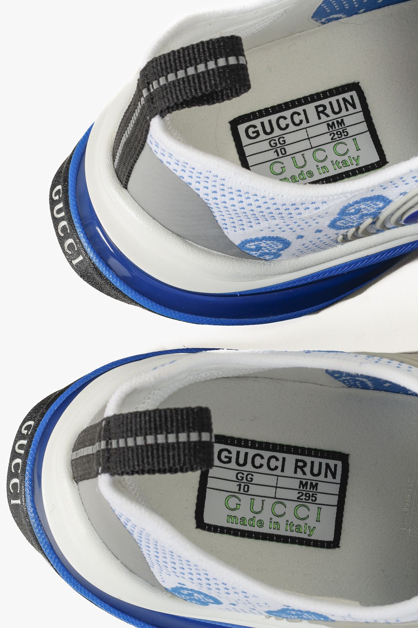 Gucci Gucci Run Sneaker Blue White GG Monogram Size US 10 / EU 43 - 11 Thumbnail