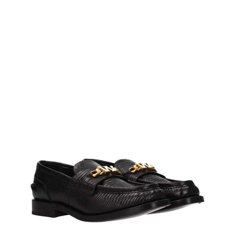 Alexander Wang ob1o1e1024 Leather Loafers in Black Size US 6 / IT 36 - 2 Thumbnail