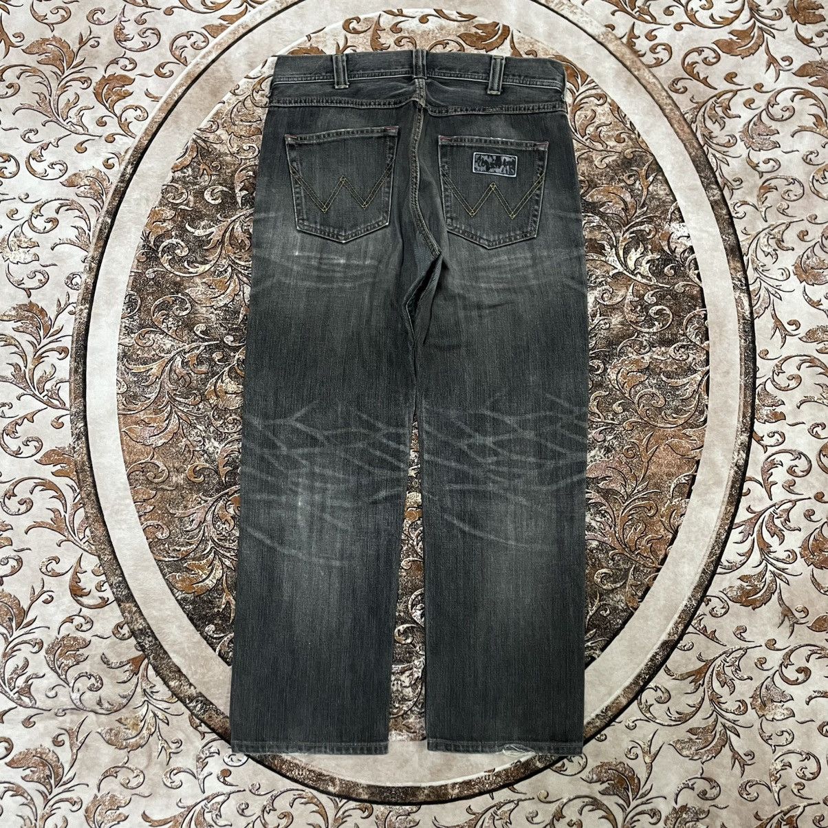 Wrangler 🔥Vintage Wrangler W0903 Stoned Washed Distress Denim Jeans Size US 33 - 4 Thumbnail