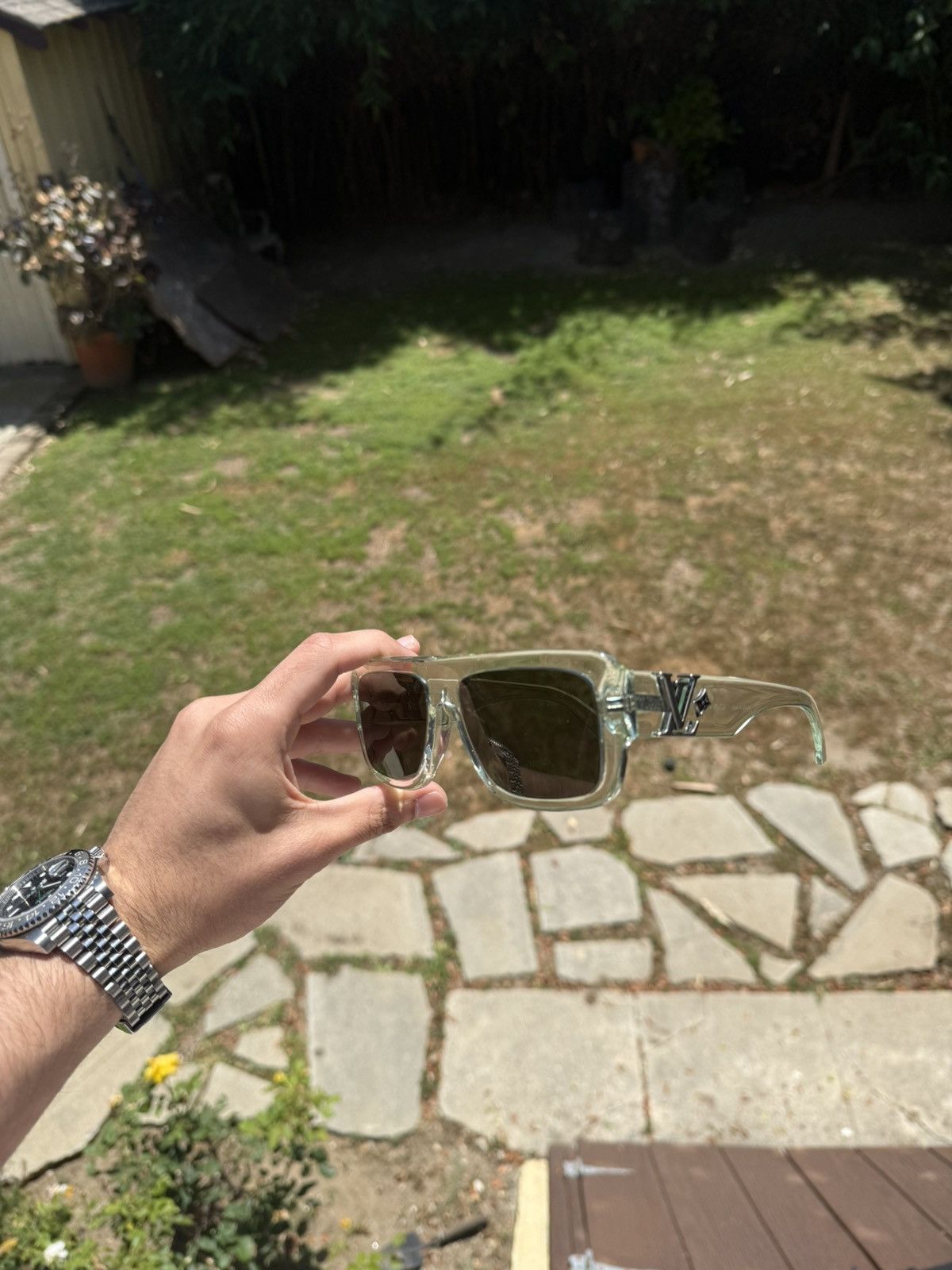 Louis Vuitton Louis Vuitton Flower Sunglasses Size ONE SIZE - 1 Thumbnail