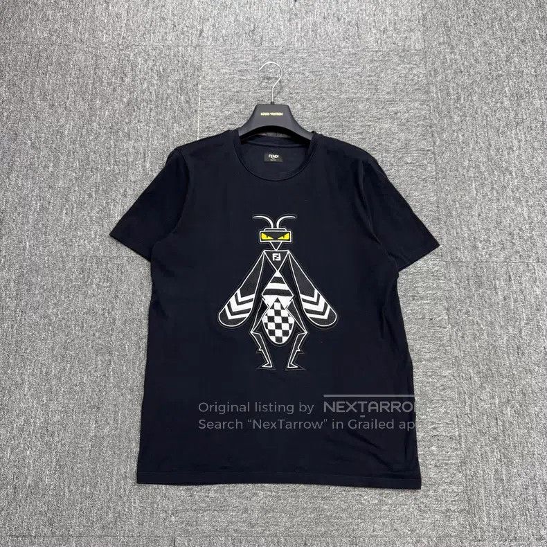 Fendi Fendi Embroidered Bee Short Sleeve Size US L / EU 52-54 / 3 - 1 Thumbnail