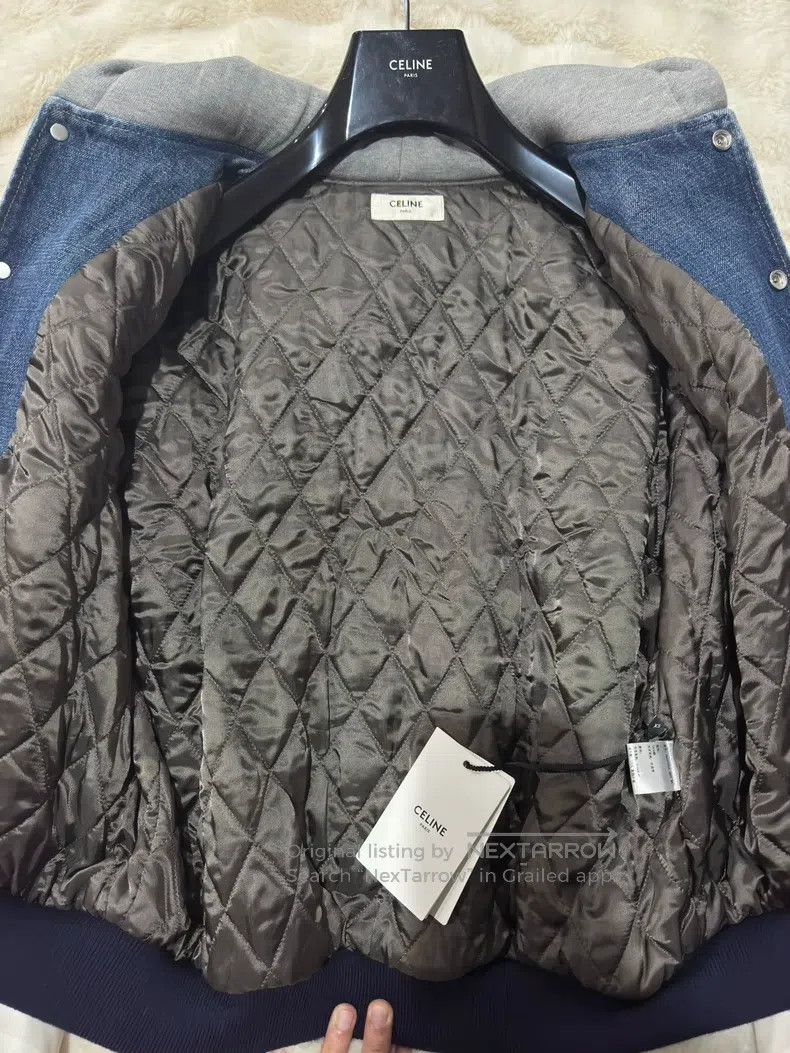 Celine CELINE Denim and Leather Patchwork Jacket Size US XS / EU 42 / 0 - 6 Thumbnail