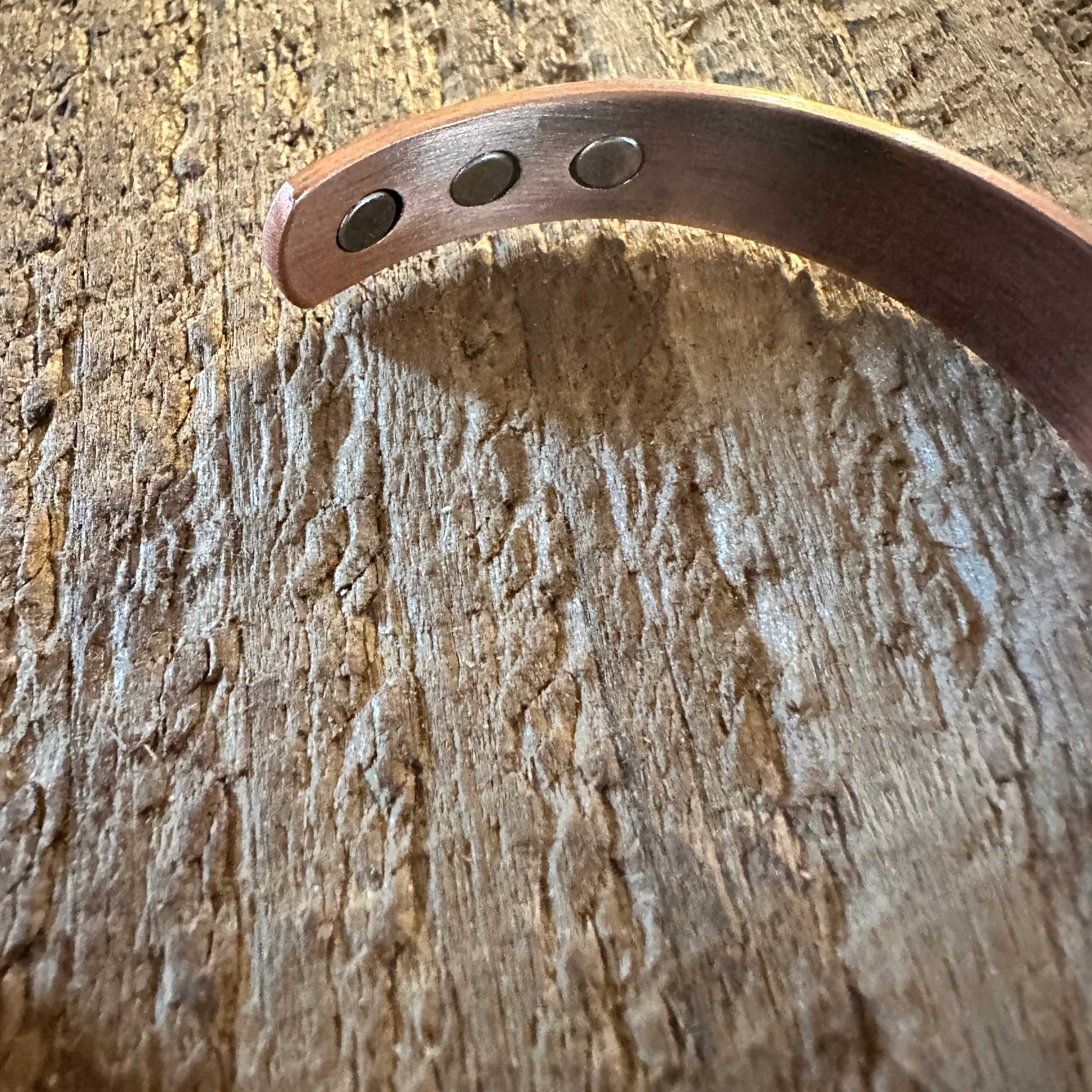 Other Boho Copper Floral Flexible Cuff Bangle Bracelet, Arthritis Size ONE SIZE - 7 Thumbnail
