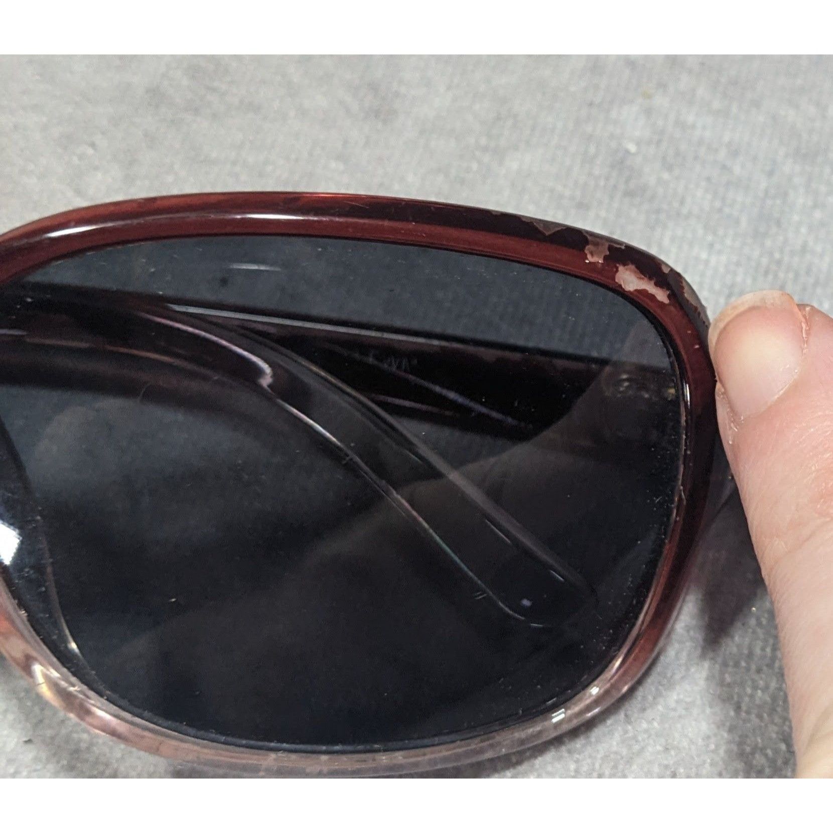 Foster Grant Foster Grant Red And Clear Ombre Sunglasses With Rhinestone Size ONE SIZE - 9 Thumbnail