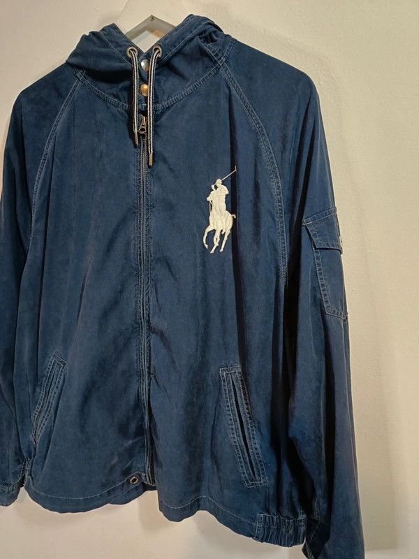 Polo Ralph Lauren Vintage Polo Ralph Lauren Zip Up Hooded Talon Zipper Jacket Size US XXL / EU 58 / 5 - 5 Thumbnail